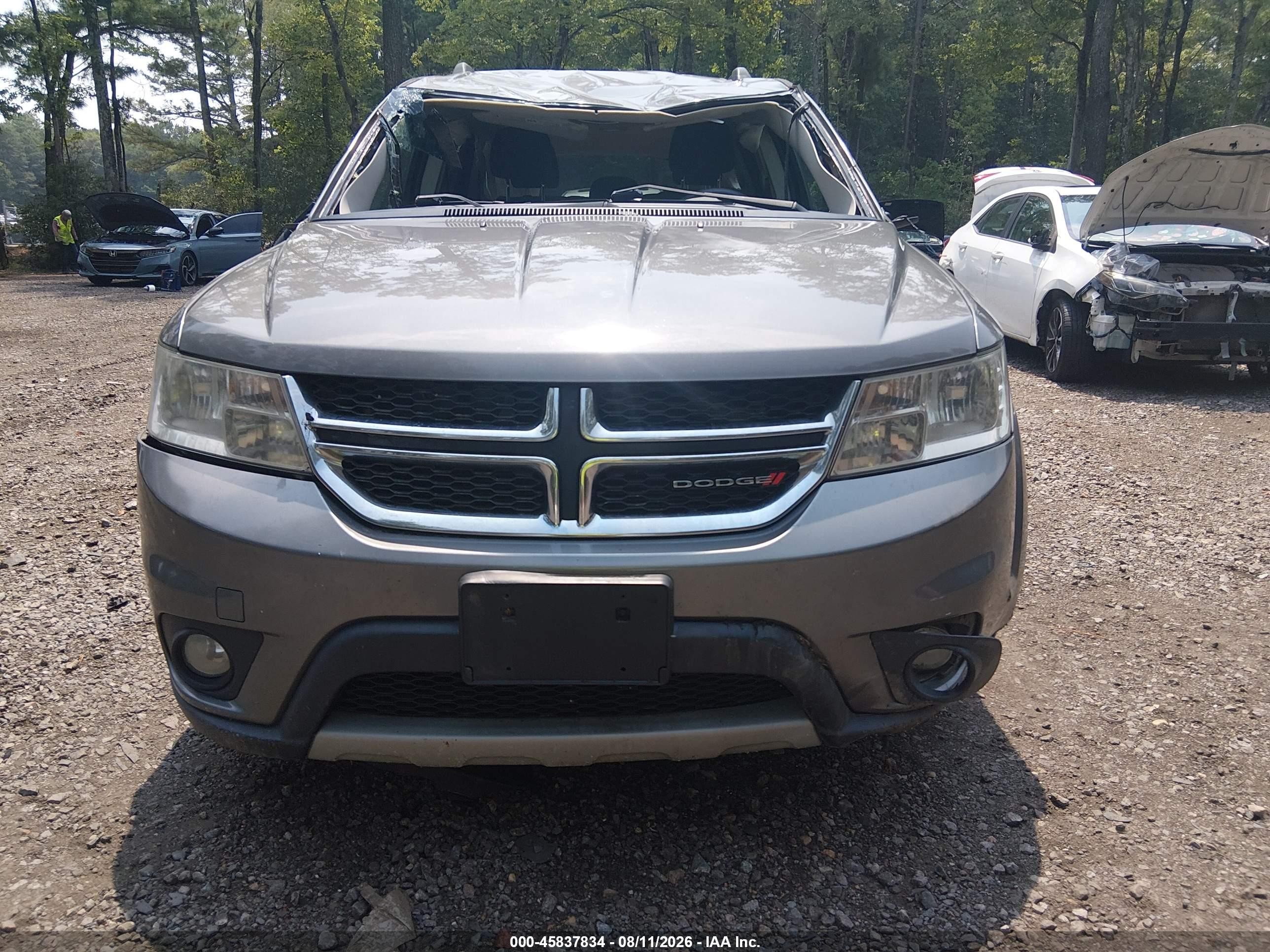 2013 Dodge Journey Sxt Gray vin: 3C4PDCBG9DT552670