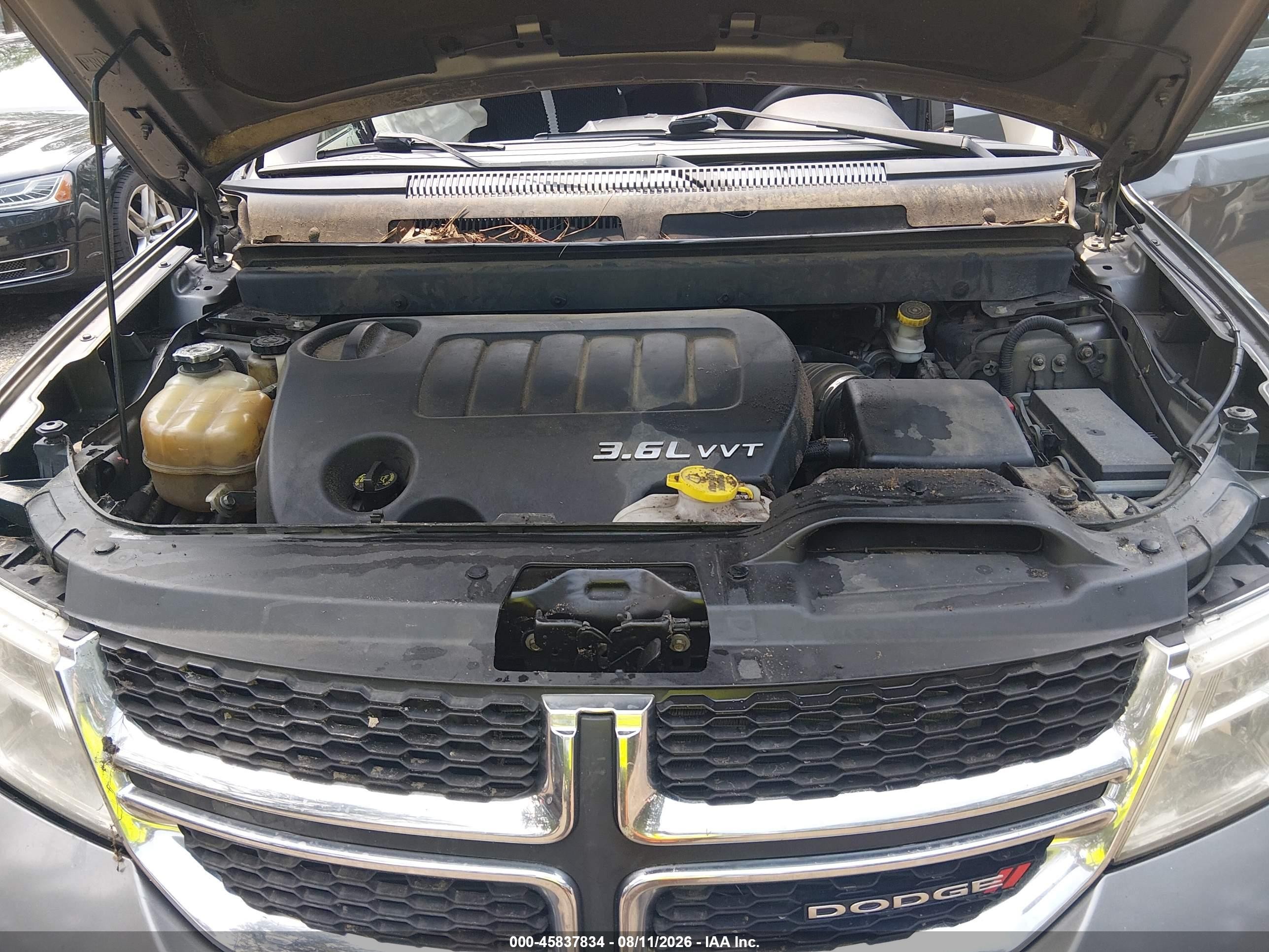 2013 Dodge Journey Sxt Gray vin: 3C4PDCBG9DT552670