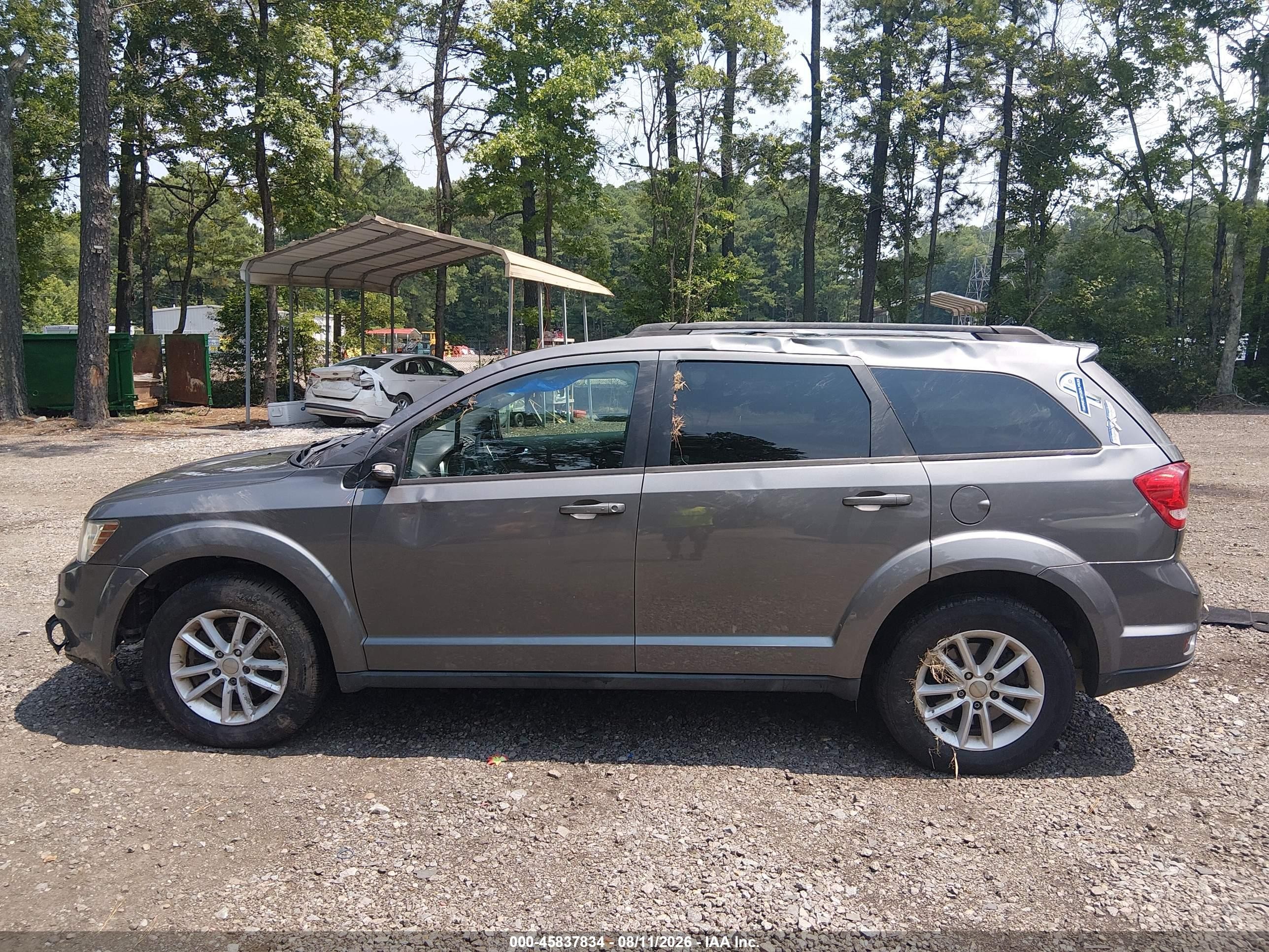 2013 Dodge Journey Sxt Gray vin: 3C4PDCBG9DT552670