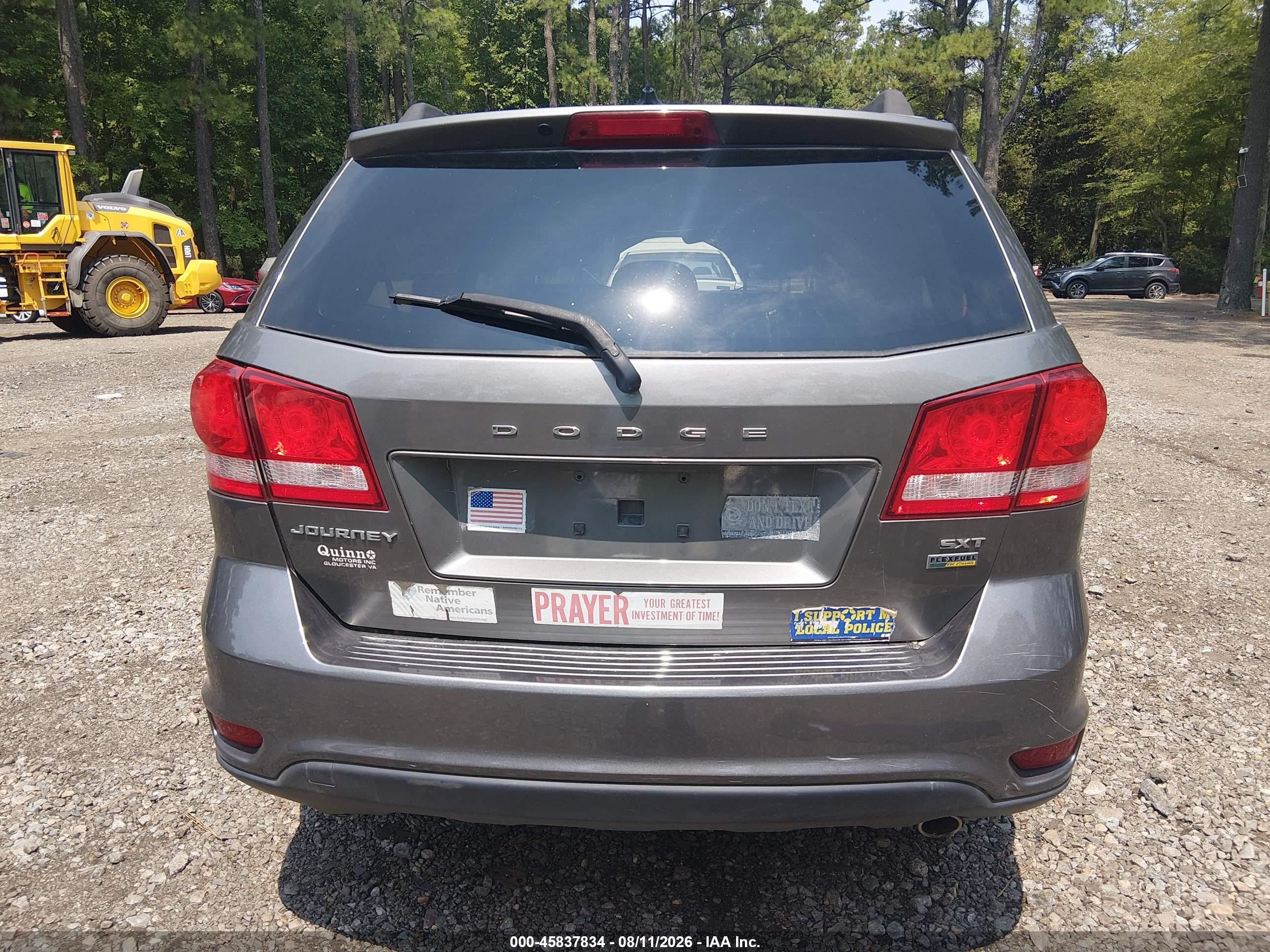 2013 Dodge Journey Sxt Gray vin: 3C4PDCBG9DT552670