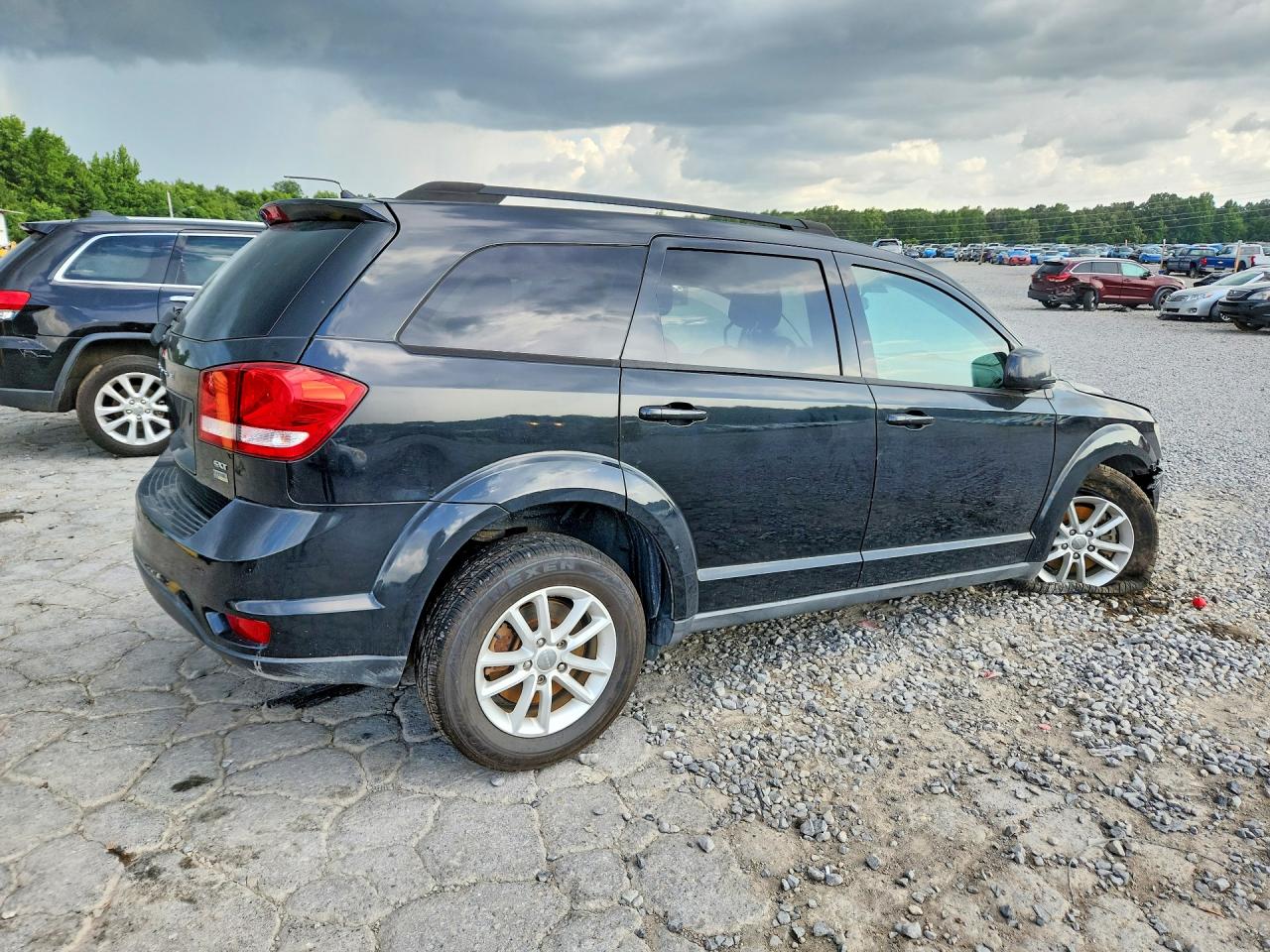 2013 Dodge Journey Sxt Black vin: 3C4PDCBG9DT593056