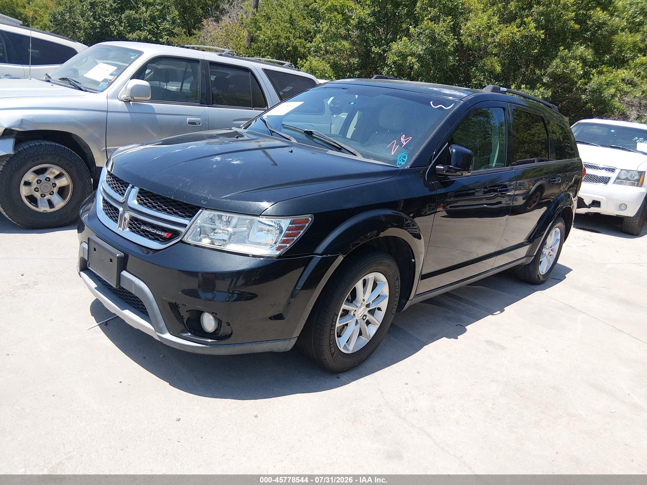 2013 Dodge Journey Sxt Черный vin: 3C4PDCBG9DT656866