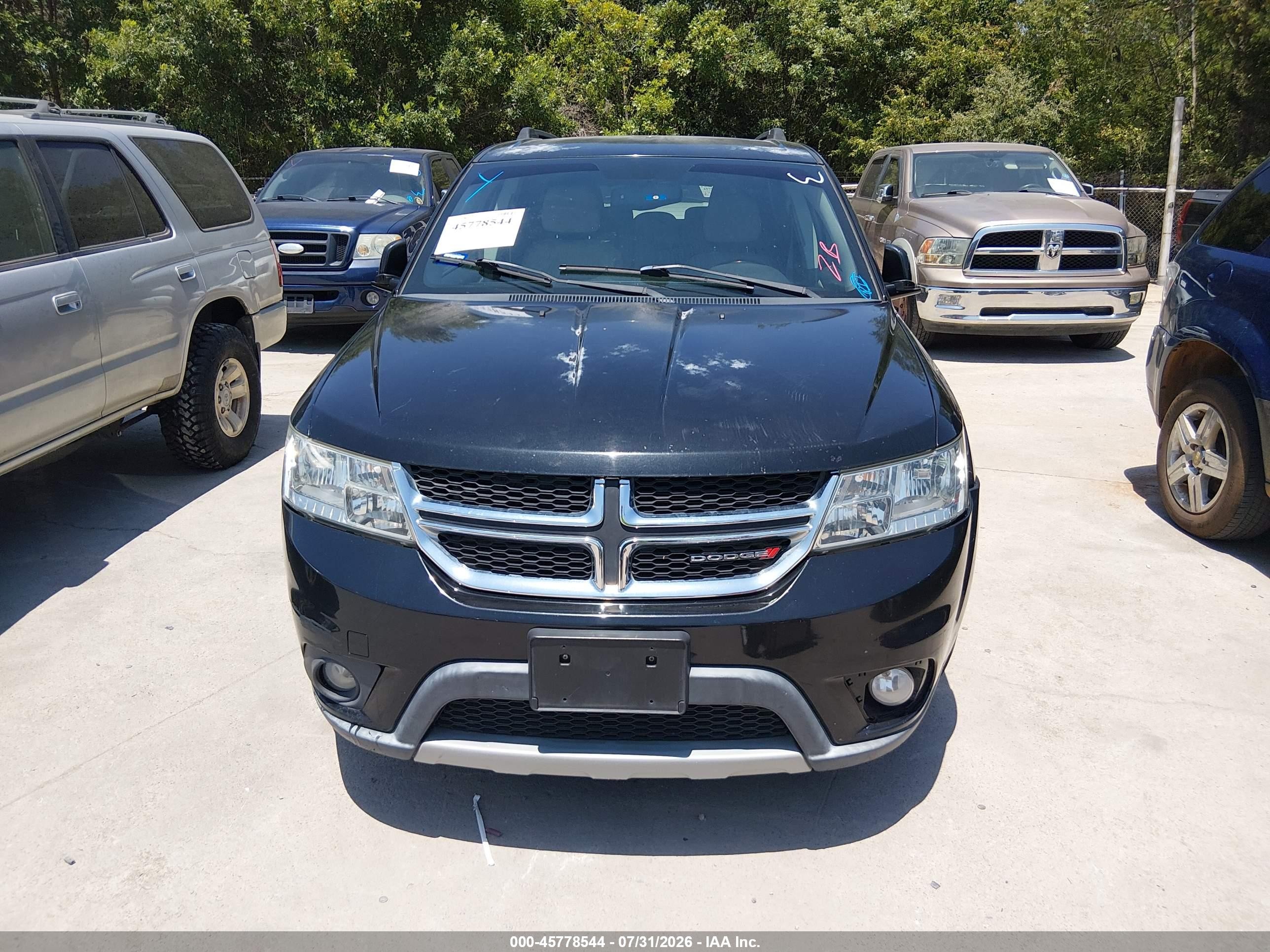 2013 Dodge Journey Sxt Черный vin: 3C4PDCBG9DT656866