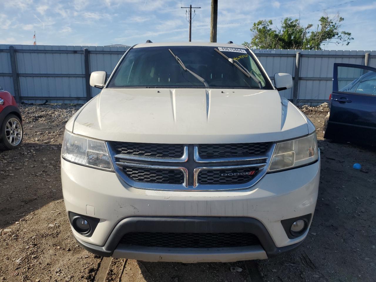 2013 Dodge Journey Sxt White vin: 3C4PDCBG9DT717262