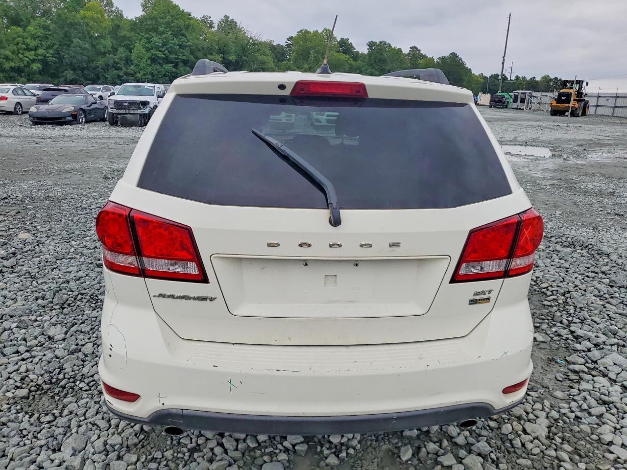 2014 Dodge Journey Sxt White vin: 3C4PDCBG9ET178434