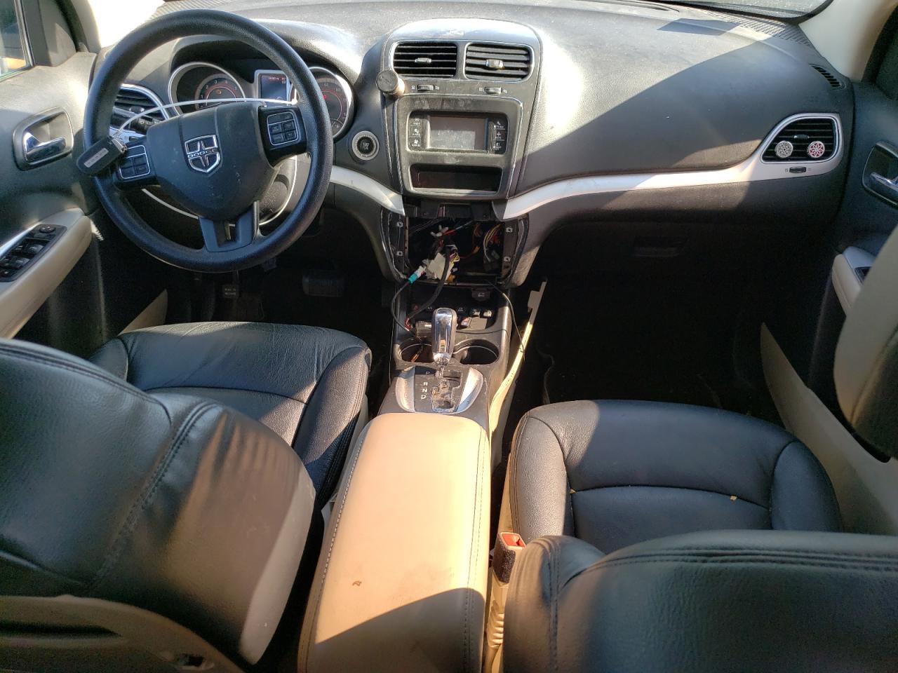 2015 Dodge Journey Sxt White vin: 3C4PDCBG9FT540019