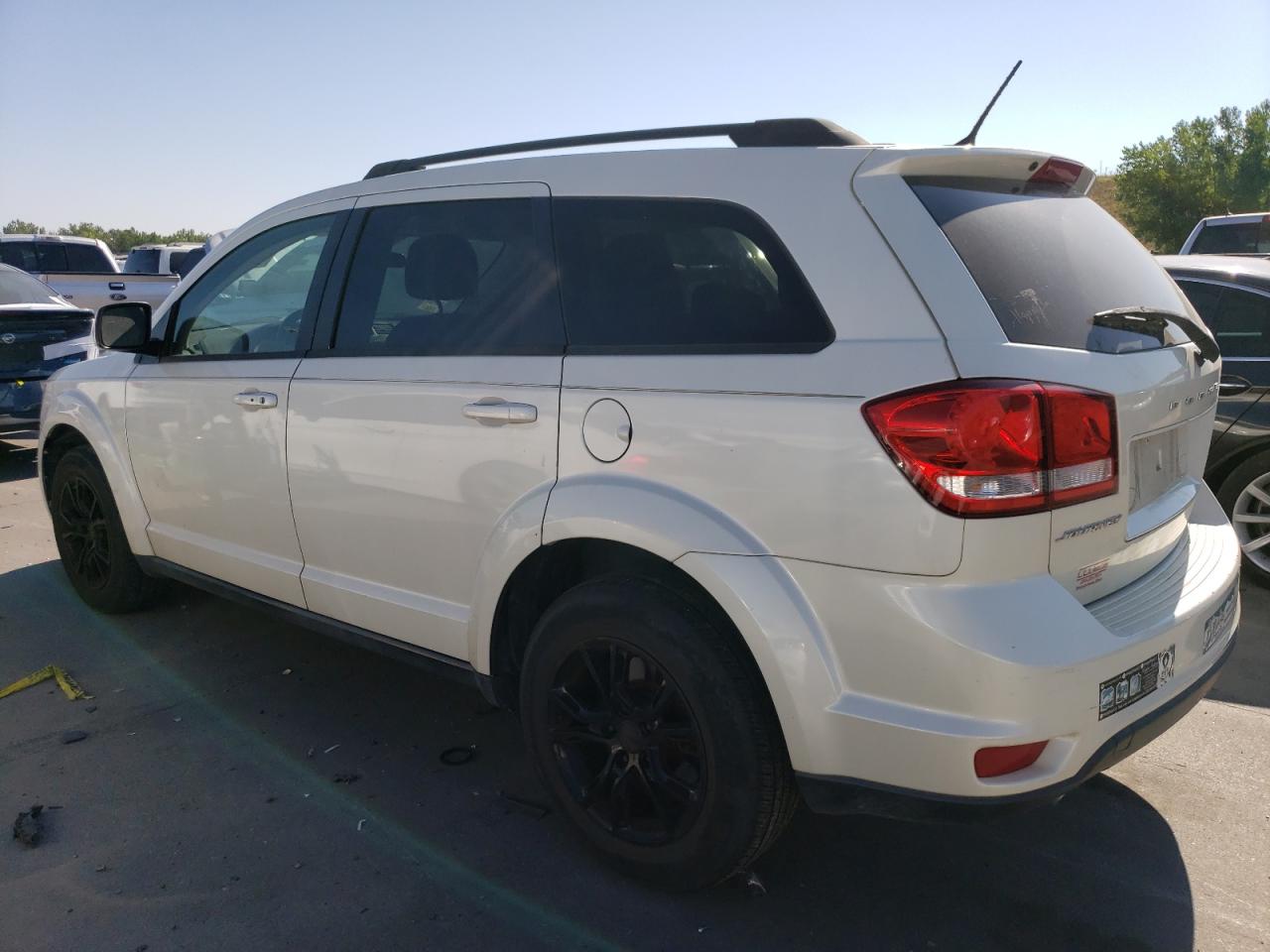 2015 Dodge Journey Sxt White vin: 3C4PDCBG9FT540019