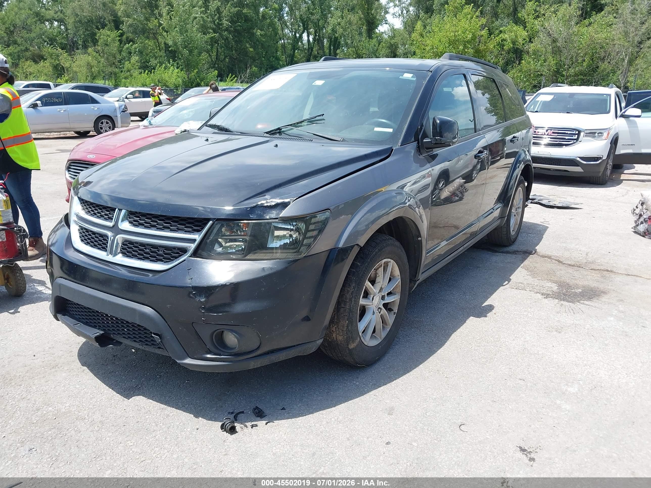 2015 Dodge Journey Sxt Black vin: 3C4PDCBG9FT673556