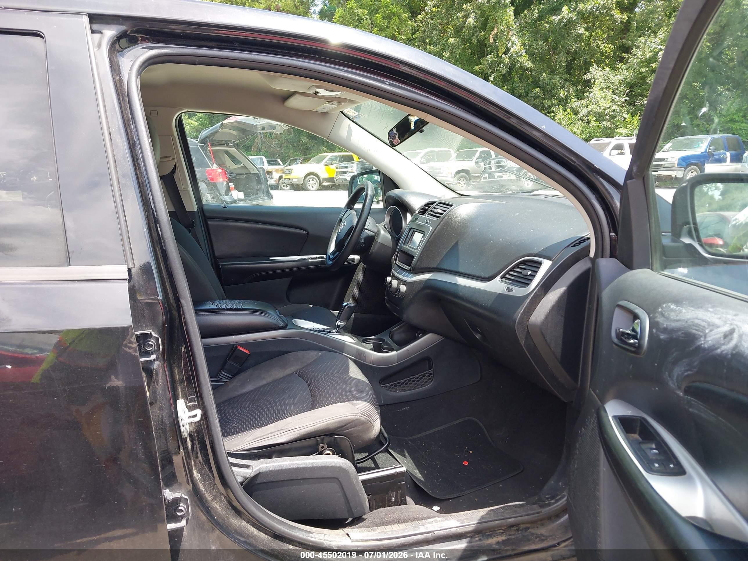 2015 Dodge Journey Sxt Black vin: 3C4PDCBG9FT673556