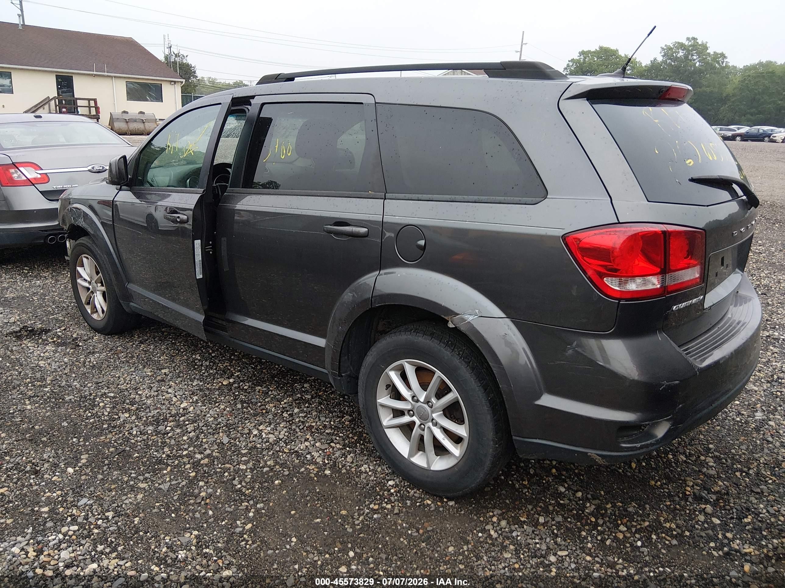 2015 Dodge Journey Sxt Gray vin: 3C4PDCBG9FT696741