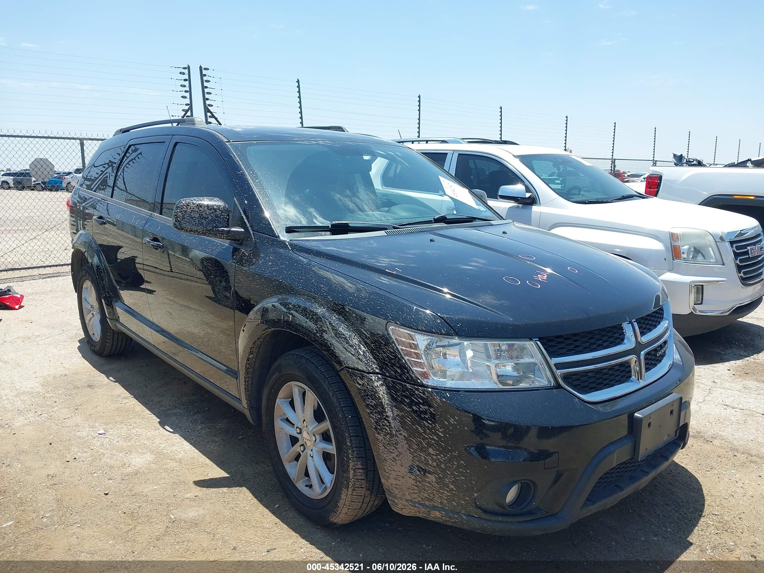 2015 Dodge Journey Sxt Черный vin: 3C4PDCBG9FT700710