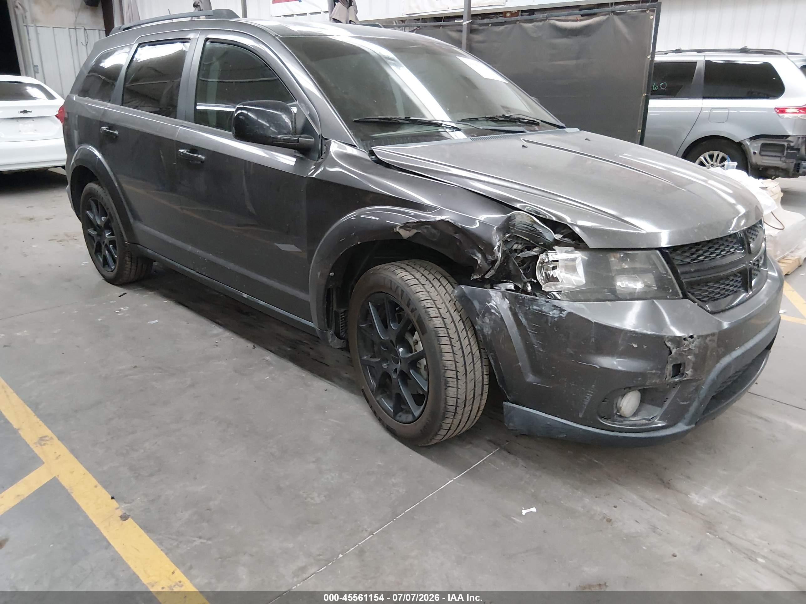 2015 Dodge Journey Sxt Gray vin: 3C4PDCBG9FT746778