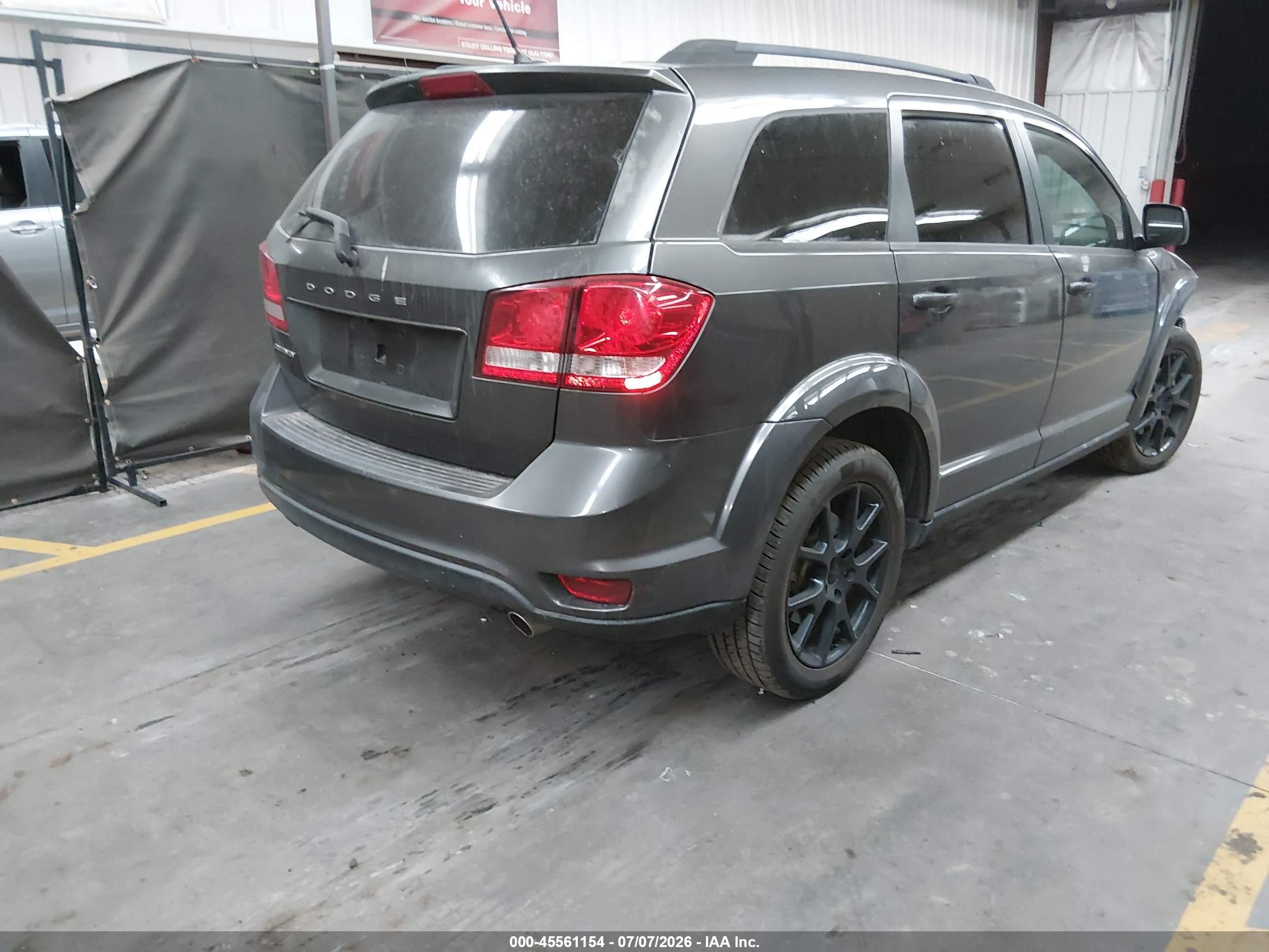 2015 Dodge Journey Sxt Gray vin: 3C4PDCBG9FT746778