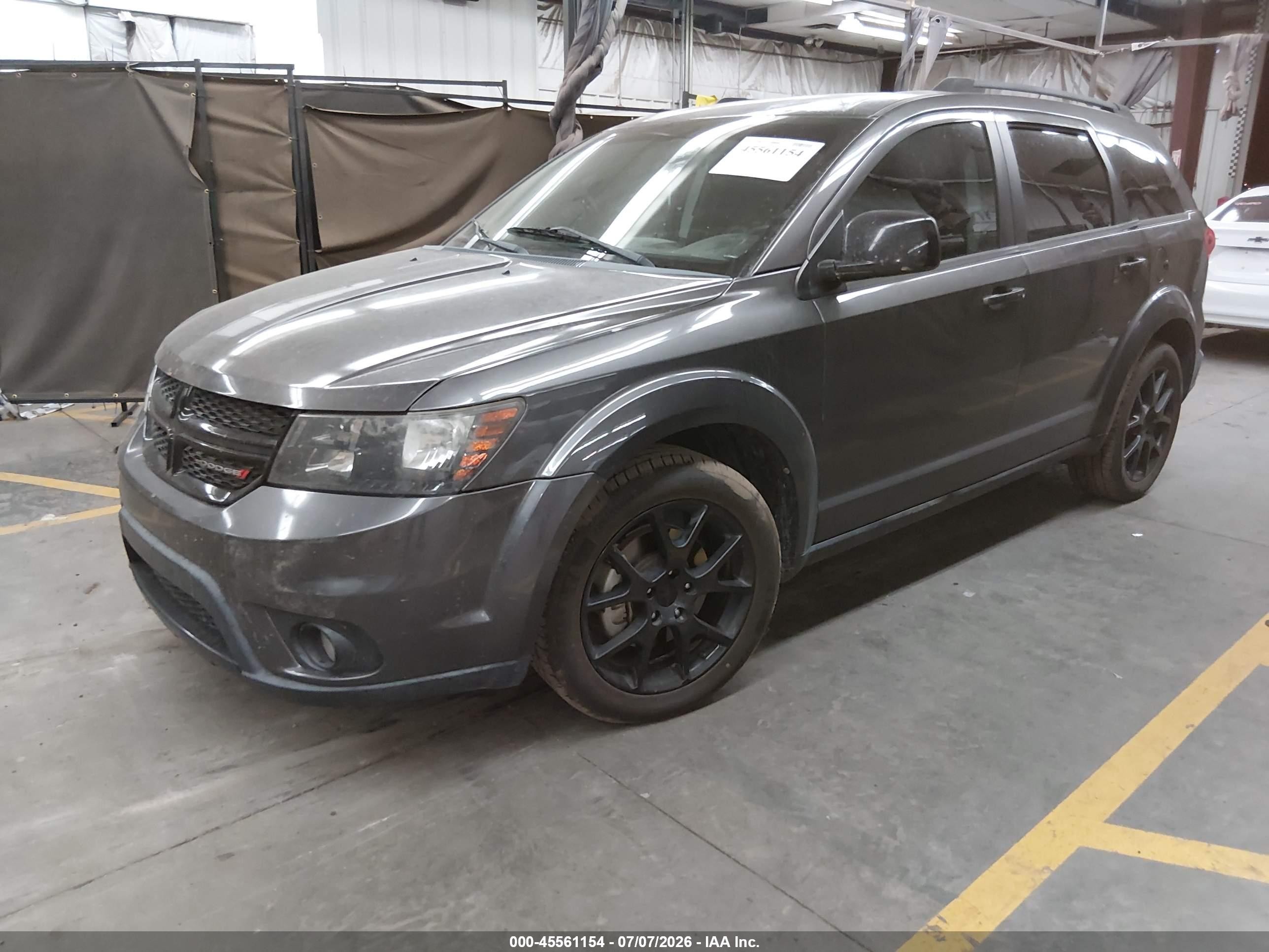2015 Dodge Journey Sxt Gray vin: 3C4PDCBG9FT746778