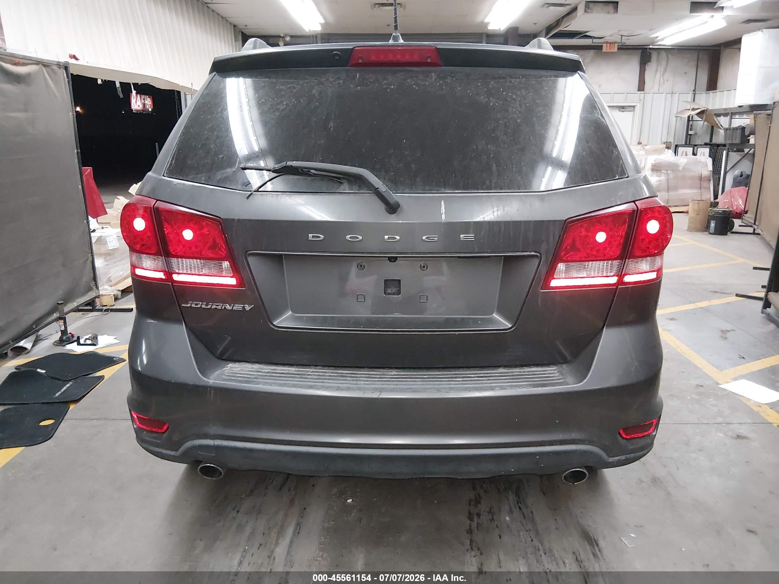2015 Dodge Journey Sxt Gray vin: 3C4PDCBG9FT746778