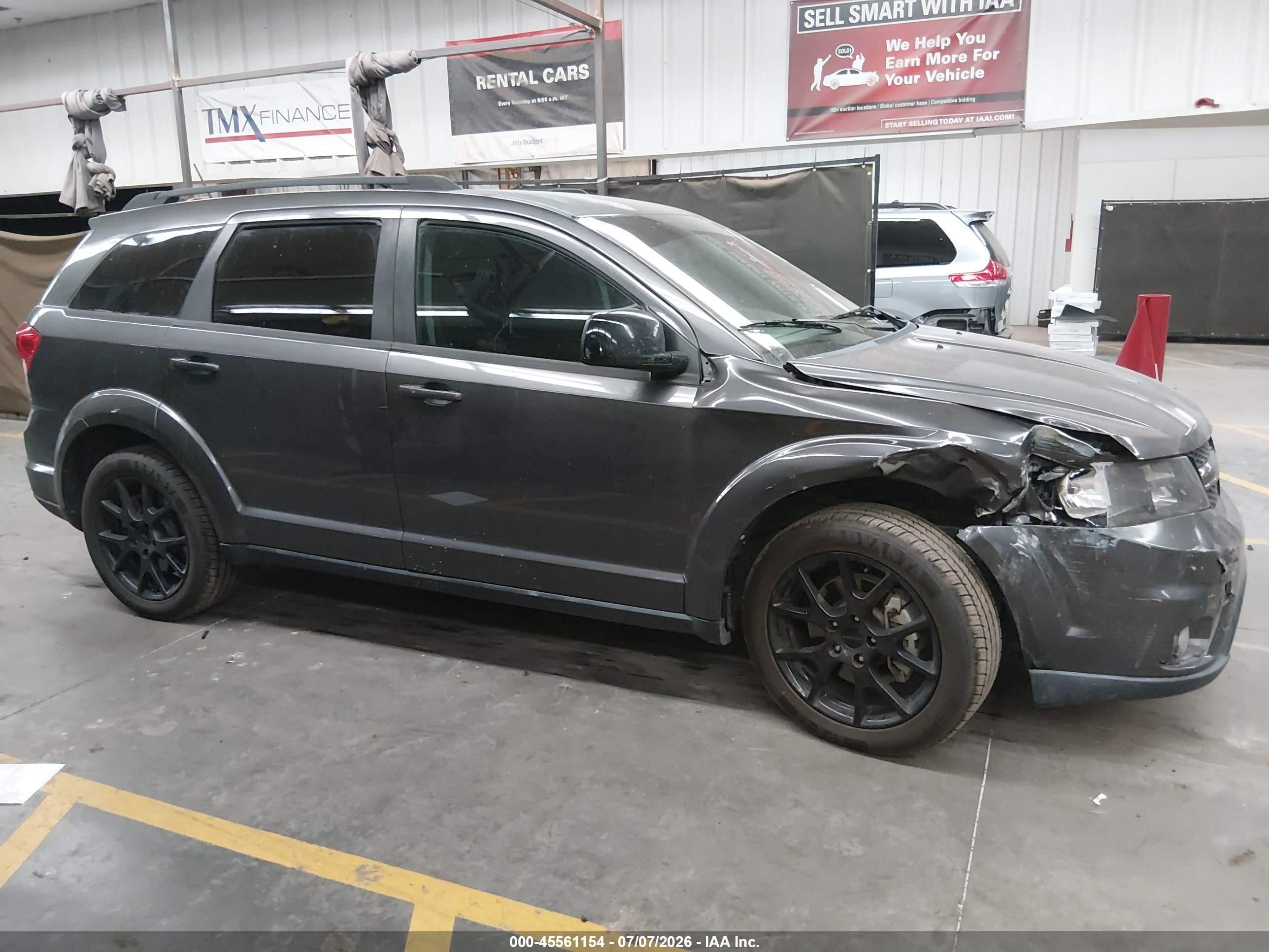 2015 Dodge Journey Sxt Gray vin: 3C4PDCBG9FT746778