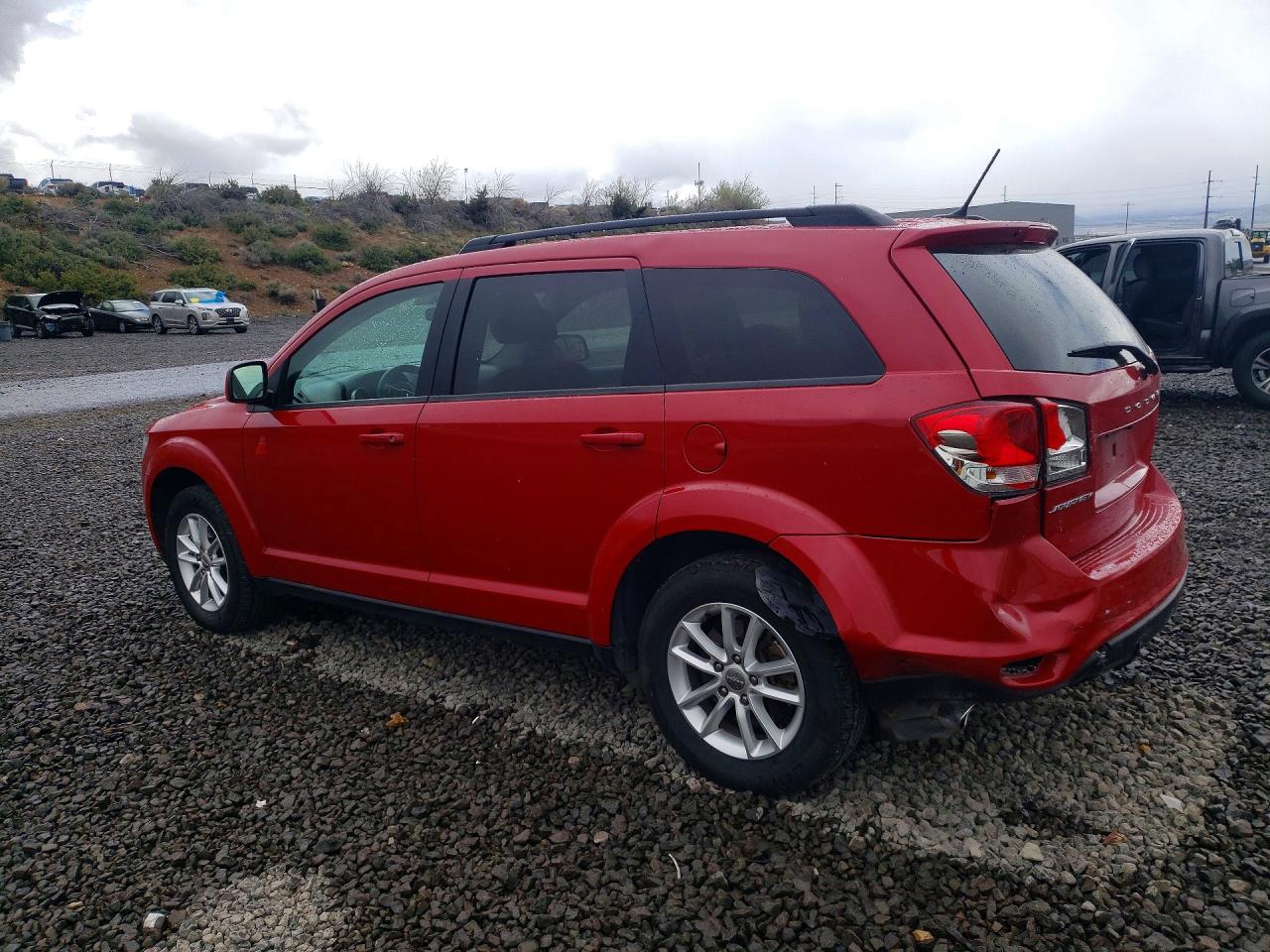 2015 Dodge Journey Sxt Red vin: 3C4PDCBG9FT754833