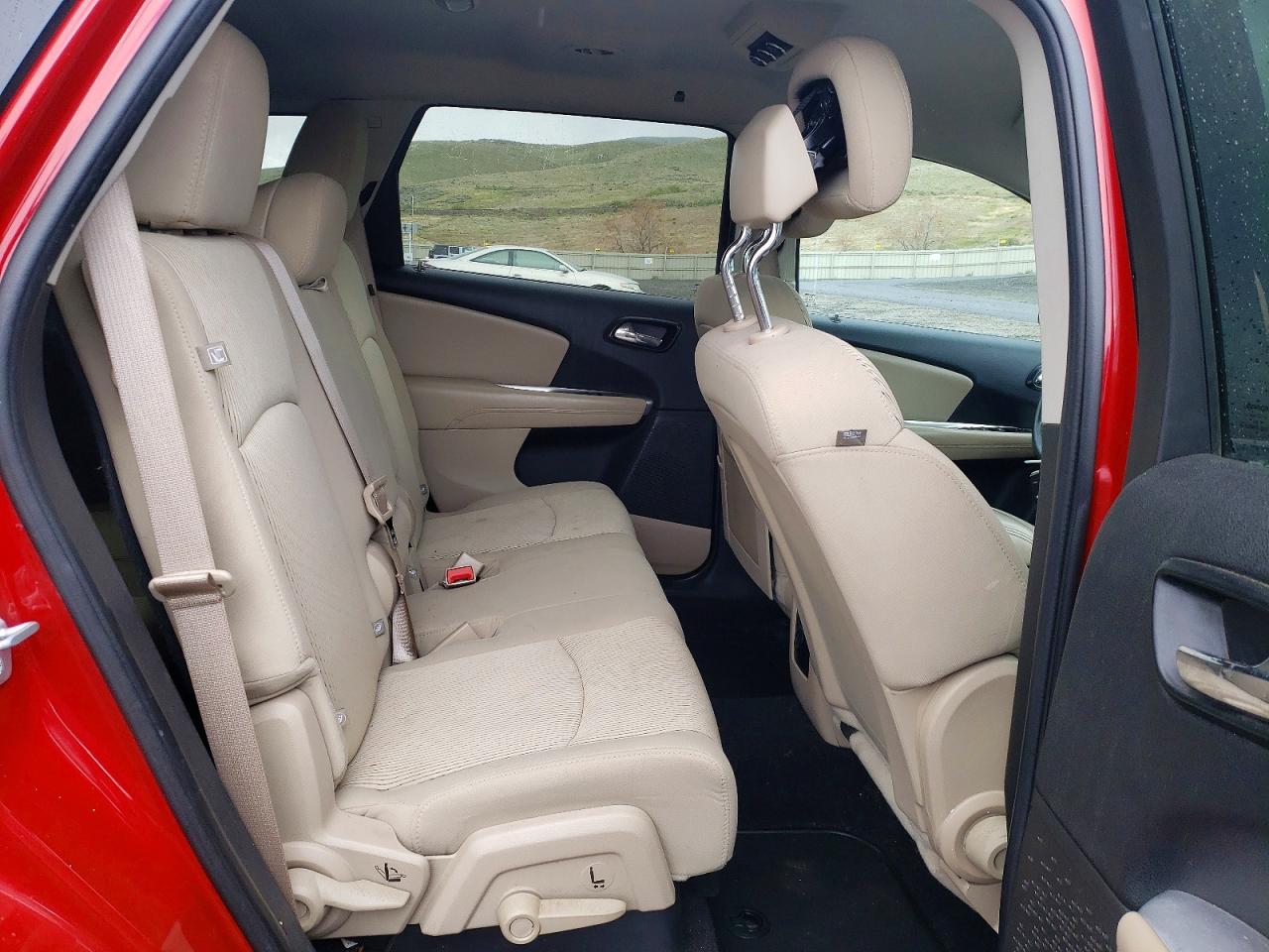2015 Dodge Journey Sxt Red vin: 3C4PDCBG9FT754833