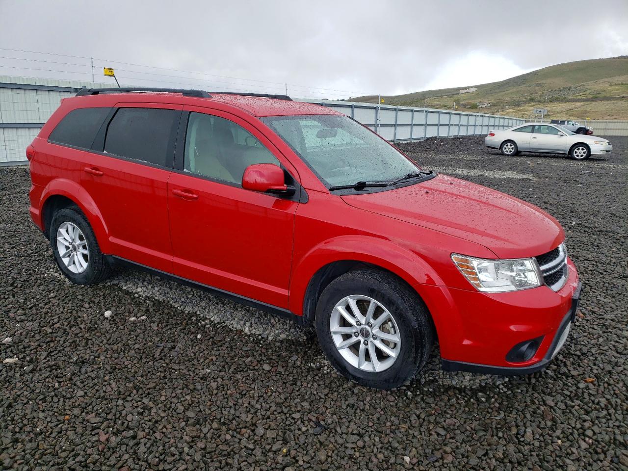 2015 Dodge Journey Sxt Red vin: 3C4PDCBG9FT754833
