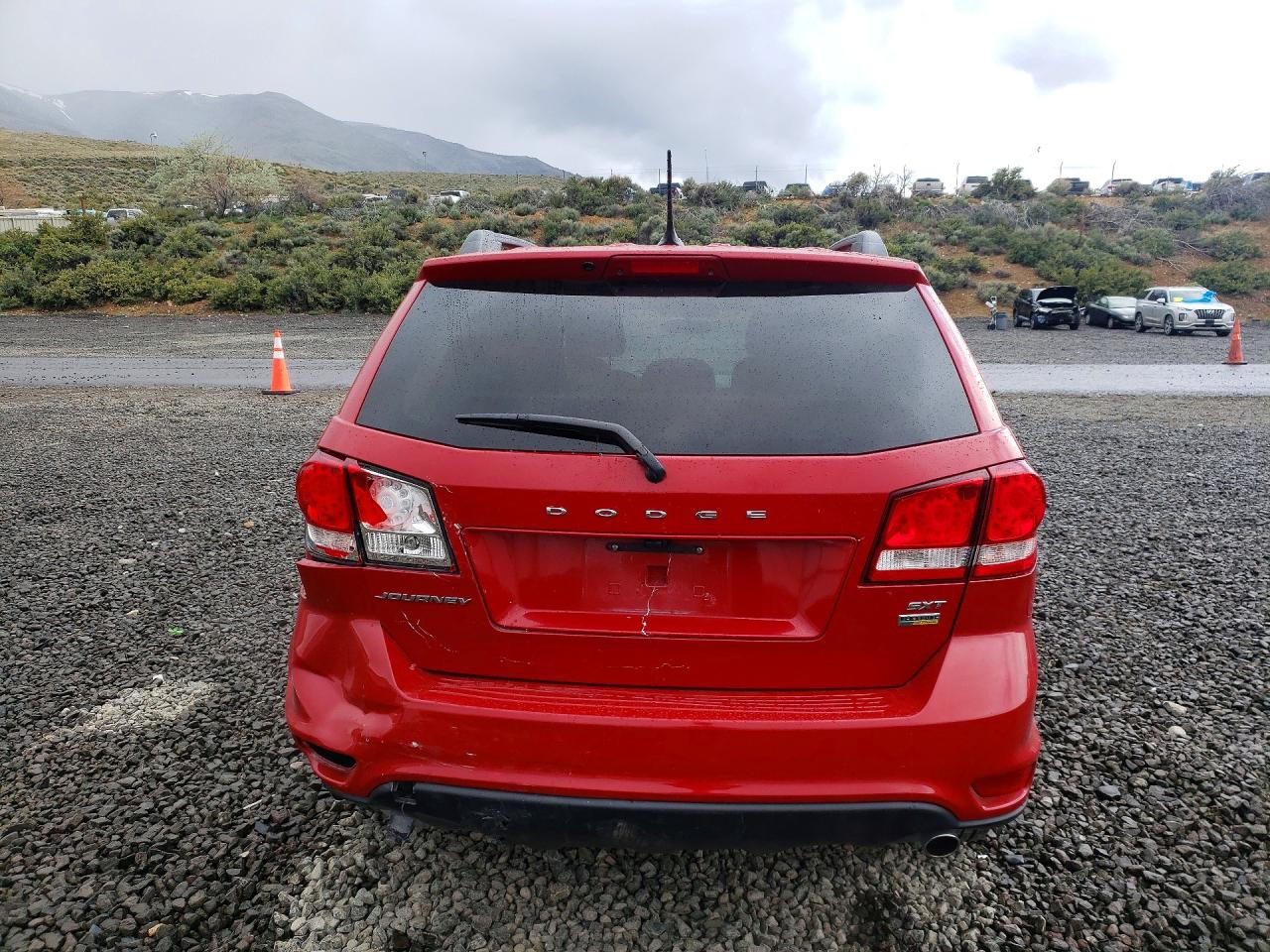 2015 Dodge Journey Sxt Red vin: 3C4PDCBG9FT754833