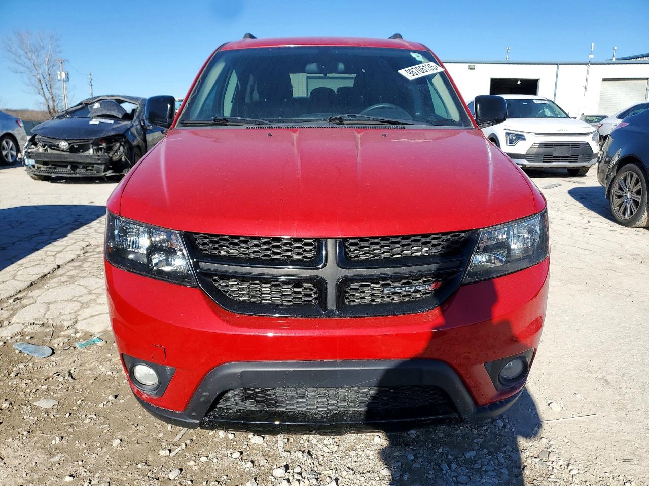 2018 Dodge Journey Sxt Red vin: 3C4PDCBG9JT158498