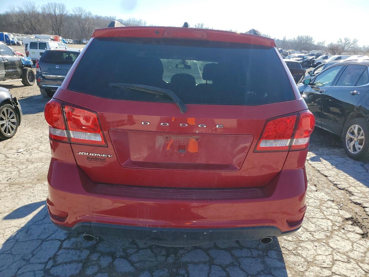 2018 Dodge Journey Sxt Red vin: 3C4PDCBG9JT158498