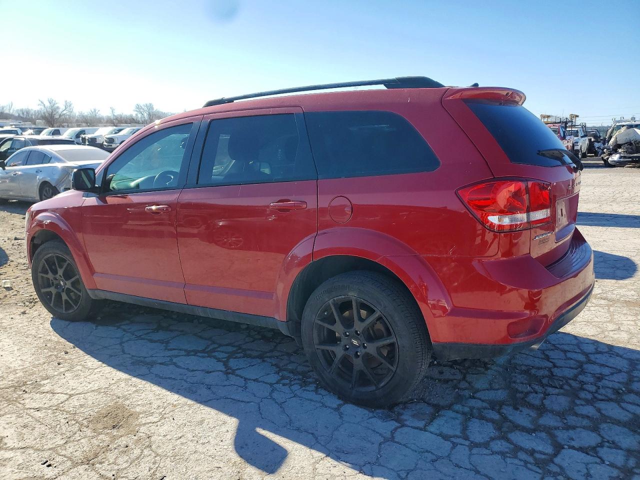 2018 Dodge Journey Sxt Red vin: 3C4PDCBG9JT158498