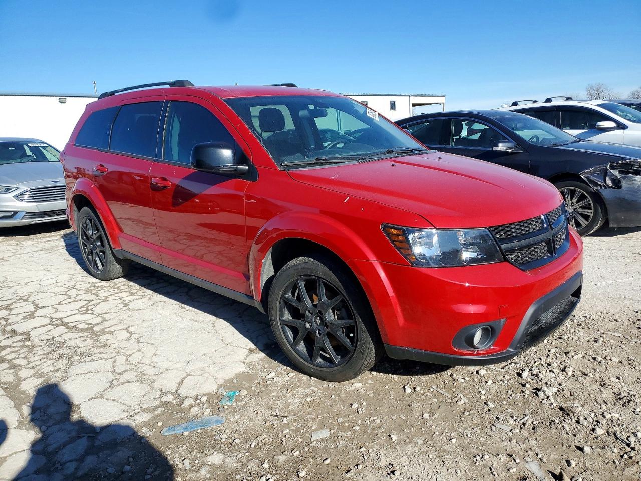 2018 Dodge Journey Sxt Red vin: 3C4PDCBG9JT158498