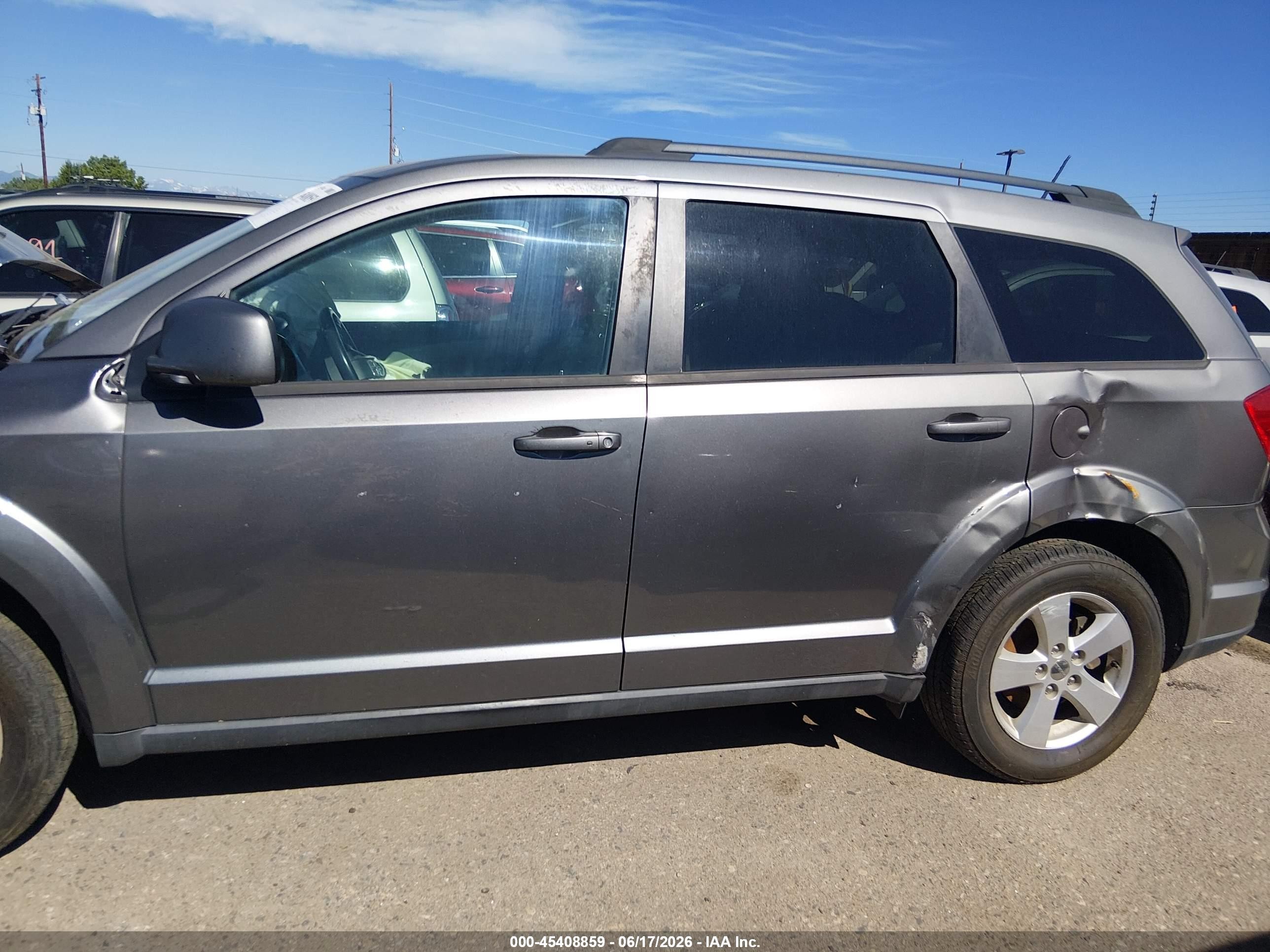 2012 Dodge Journey Sxt Gray vin: 3C4PDCBGXCT187883