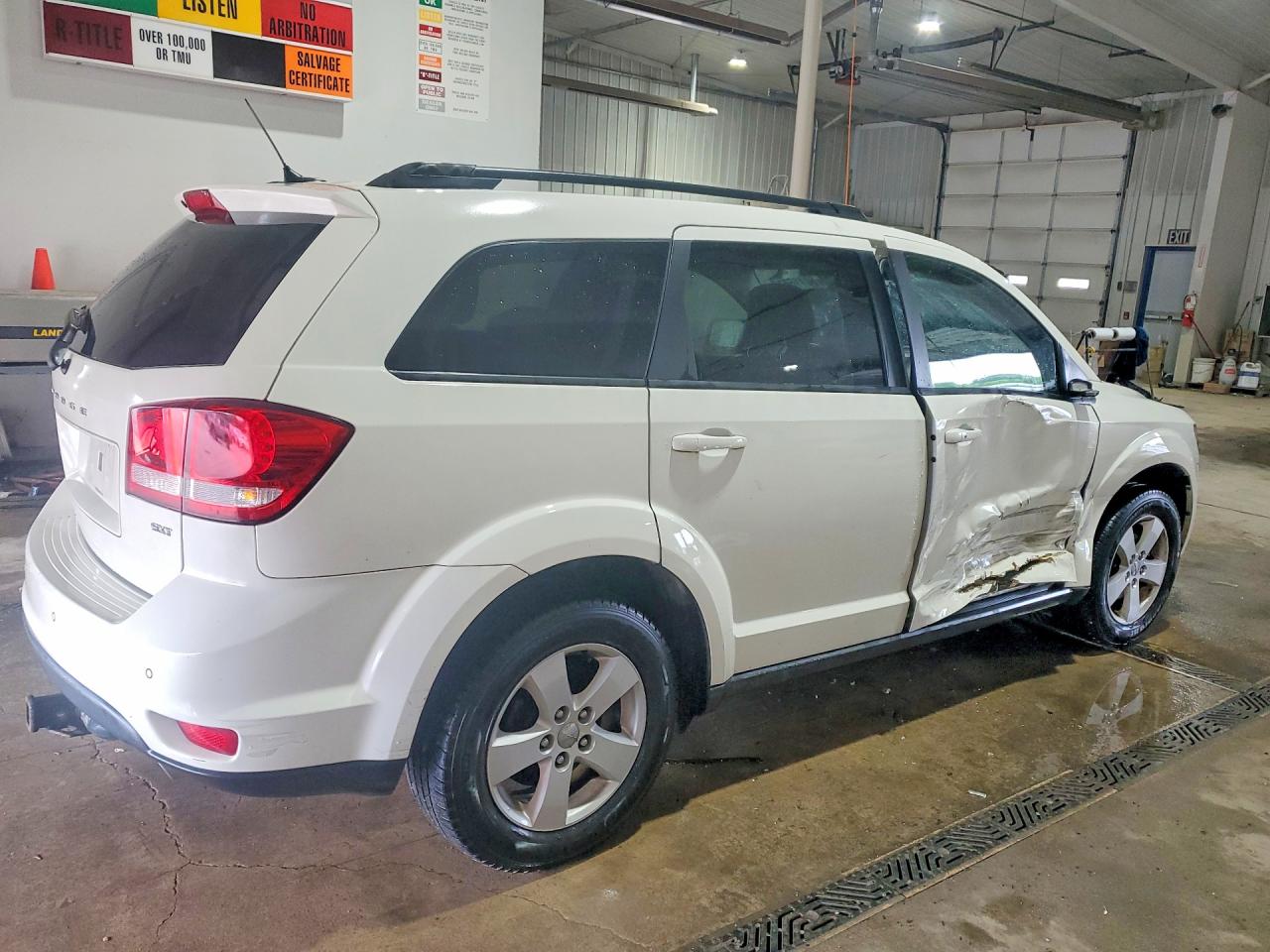 2012 Dodge Journey Sxt White vin: 3C4PDCBGXCT234698