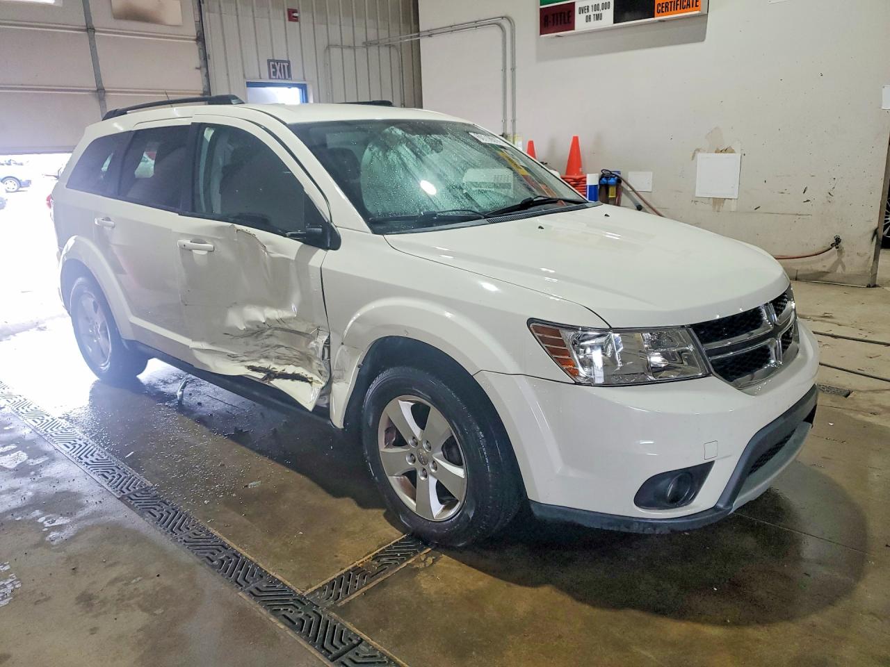 2012 Dodge Journey Sxt White vin: 3C4PDCBGXCT234698