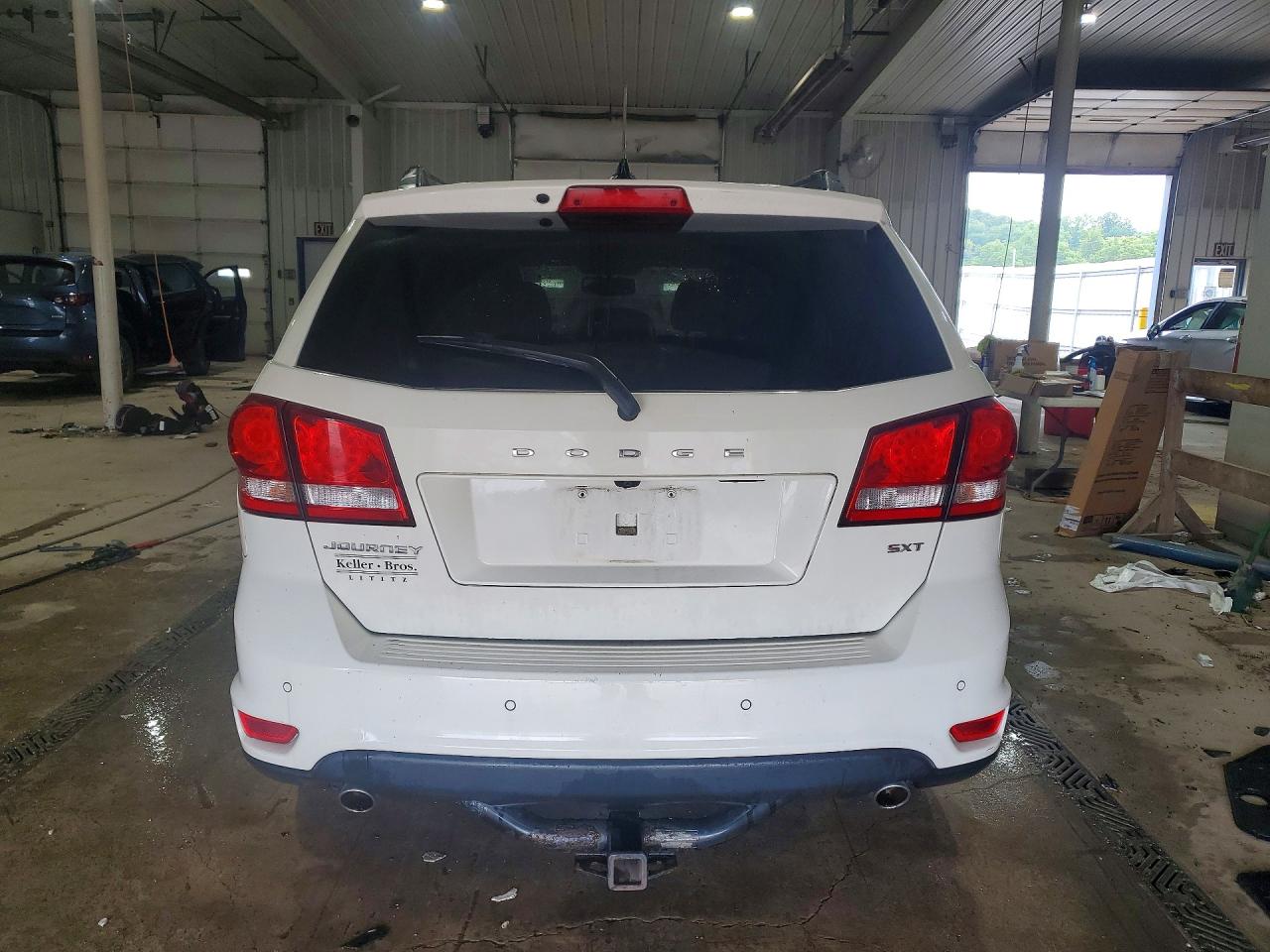 2012 Dodge Journey Sxt White vin: 3C4PDCBGXCT234698