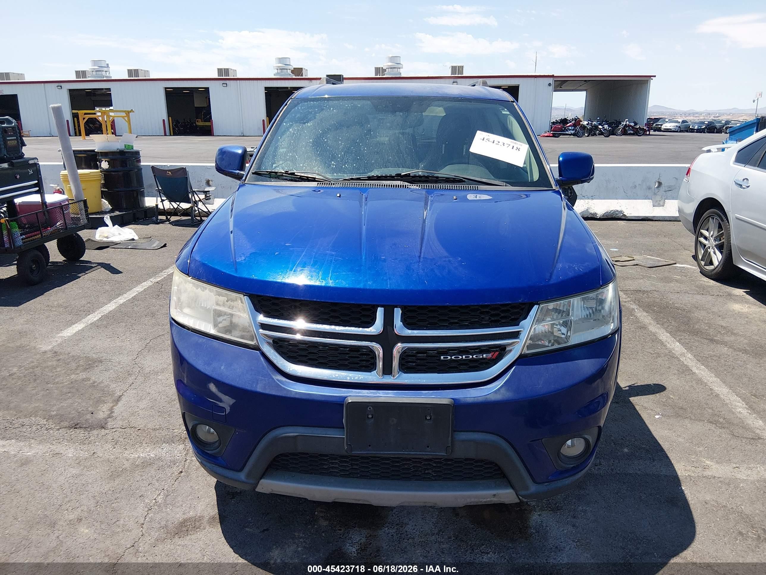 2012 Dodge Journey Sxt Blue vin: 3C4PDCBGXCT358454