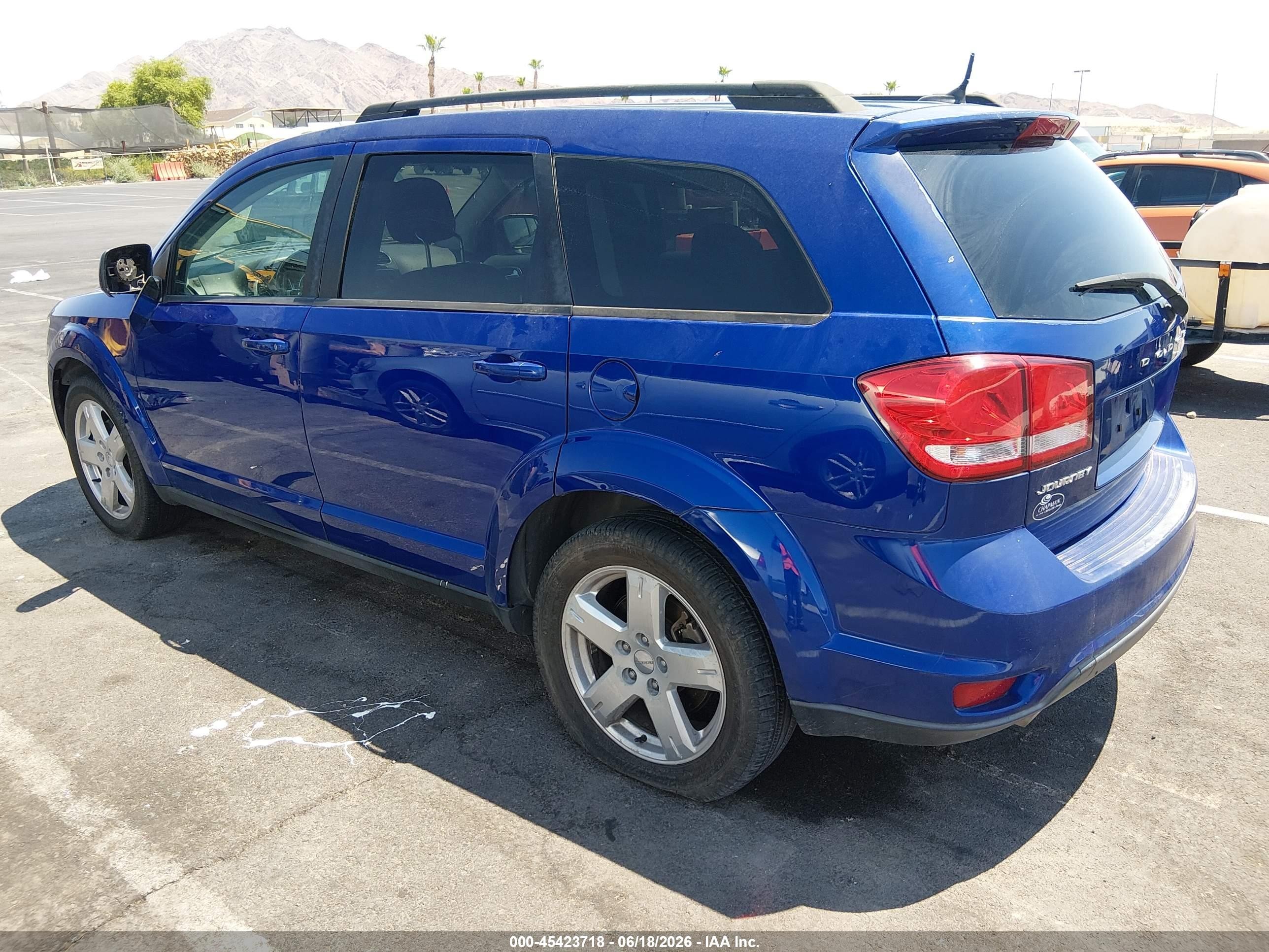 2012 Dodge Journey Sxt Blue vin: 3C4PDCBGXCT358454