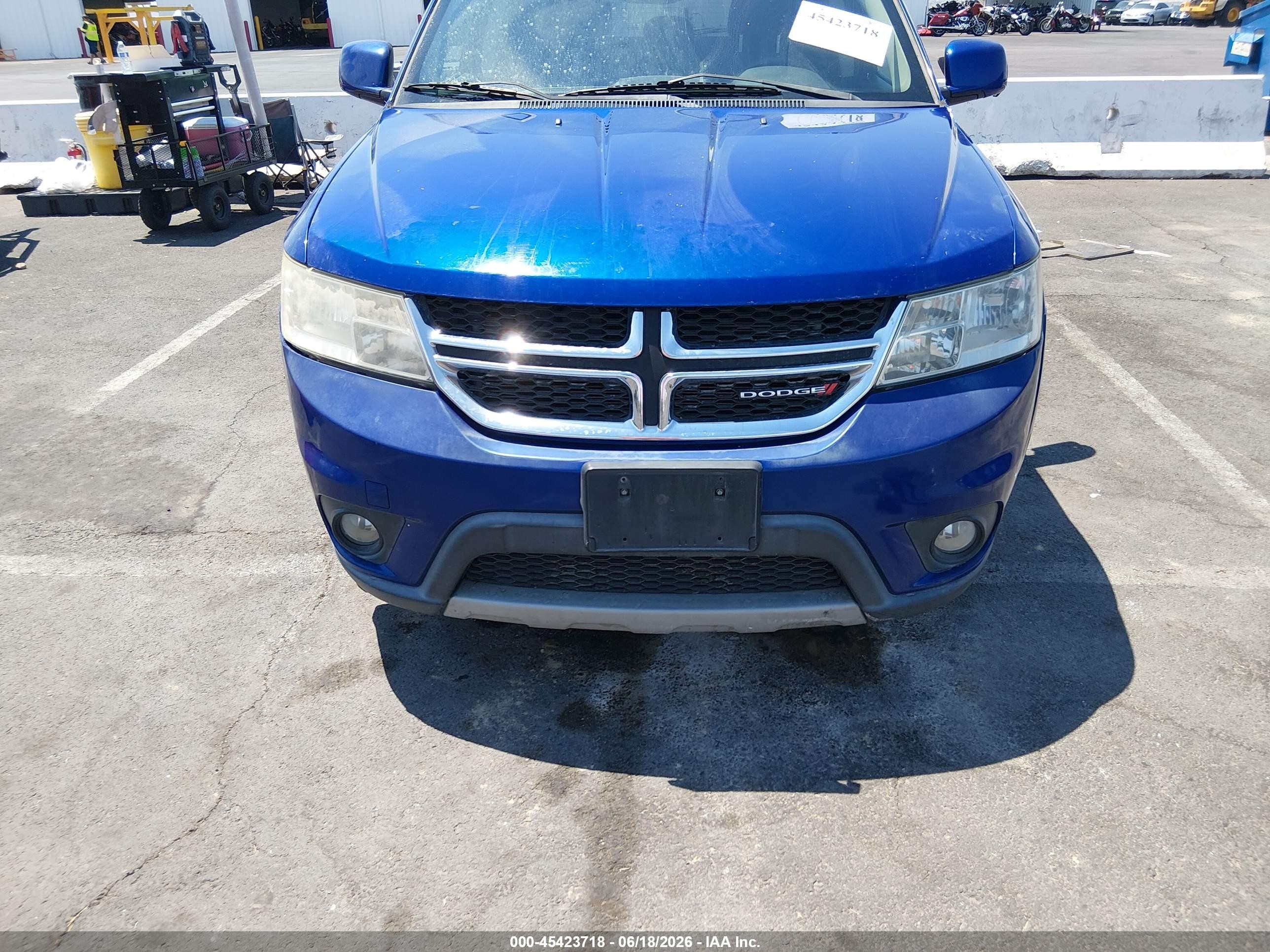 2012 Dodge Journey Sxt Blue vin: 3C4PDCBGXCT358454