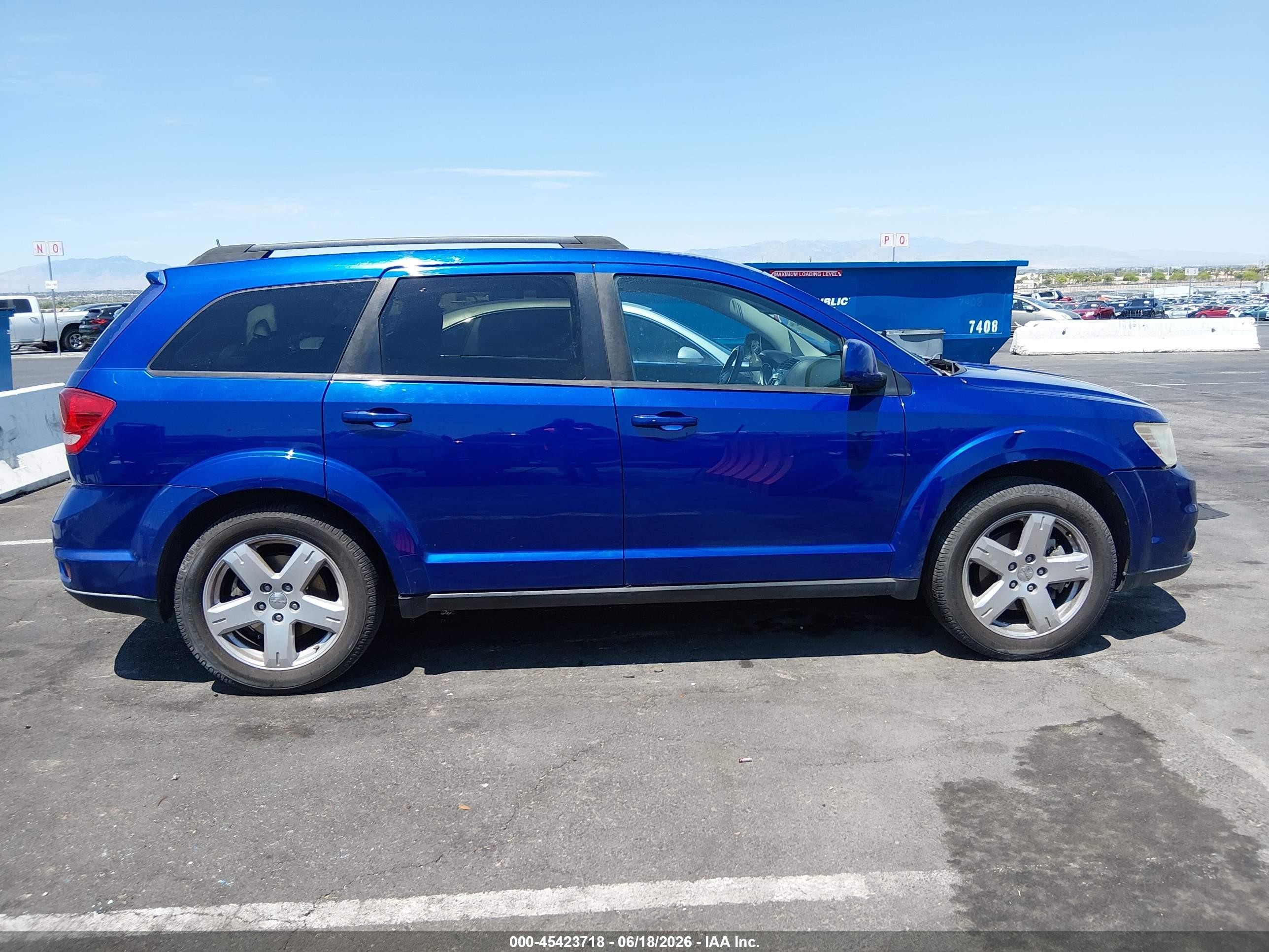2012 Dodge Journey Sxt Blue vin: 3C4PDCBGXCT358454