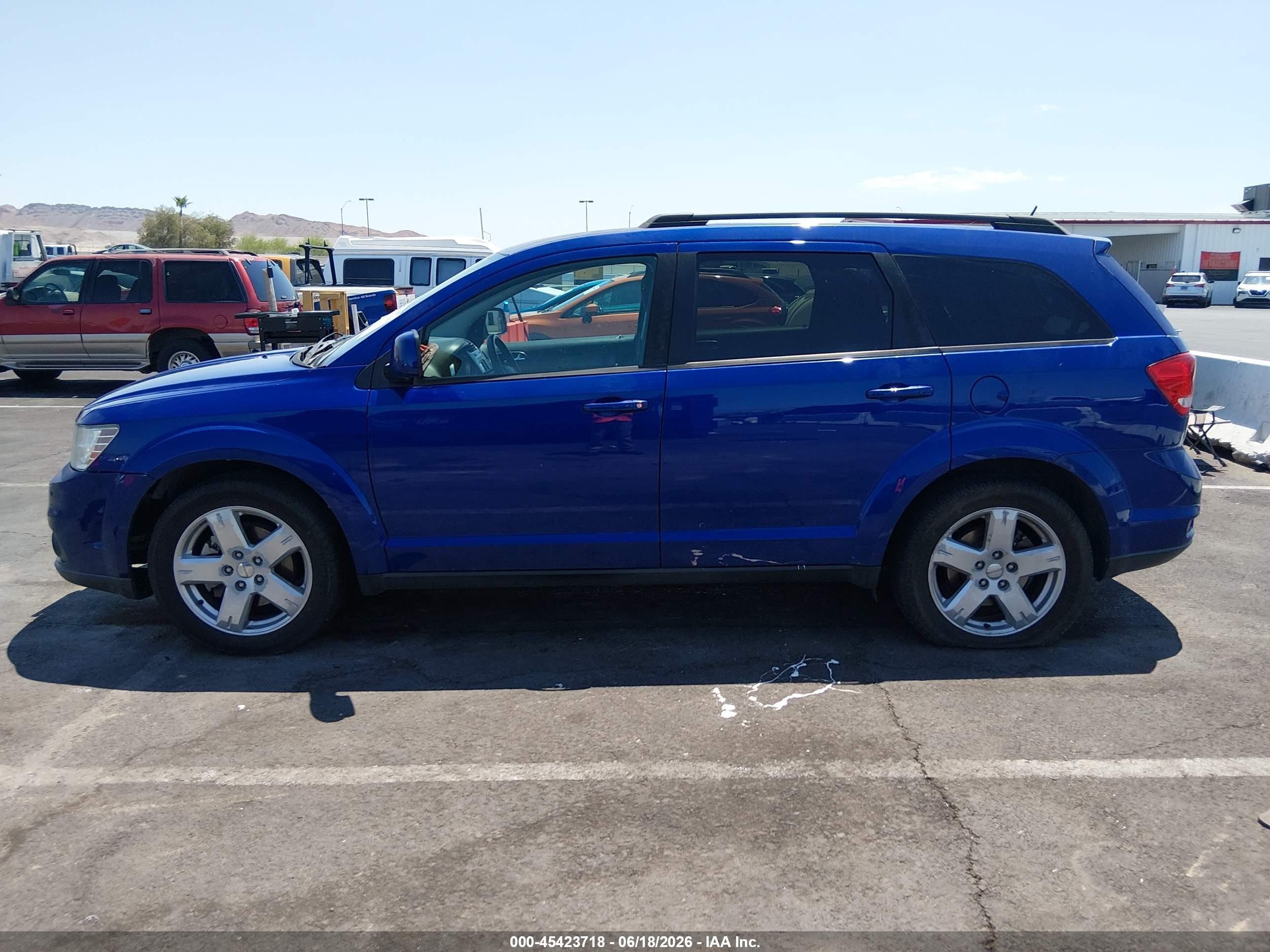 2012 Dodge Journey Sxt Blue vin: 3C4PDCBGXCT358454