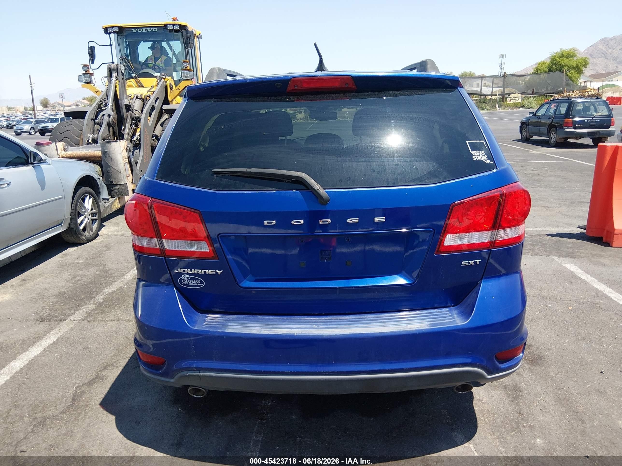 2012 Dodge Journey Sxt Blue vin: 3C4PDCBGXCT358454