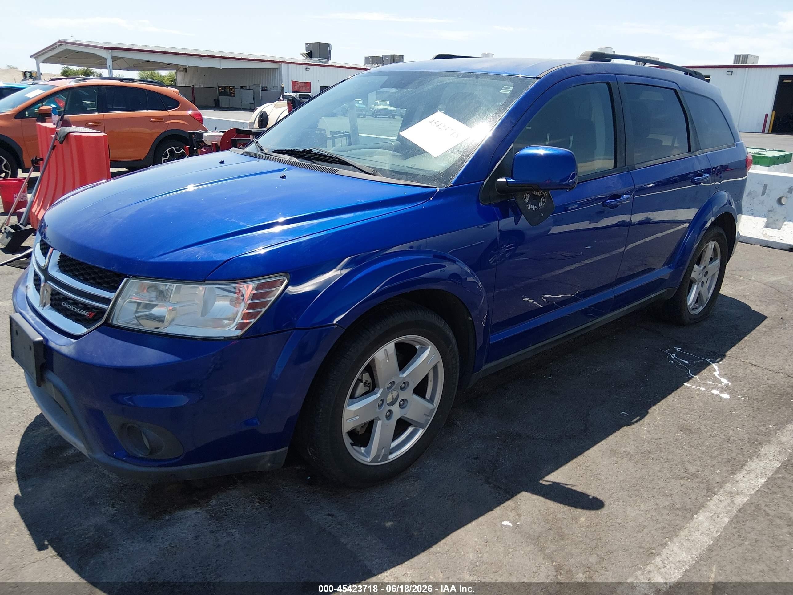 2012 Dodge Journey Sxt Blue vin: 3C4PDCBGXCT358454