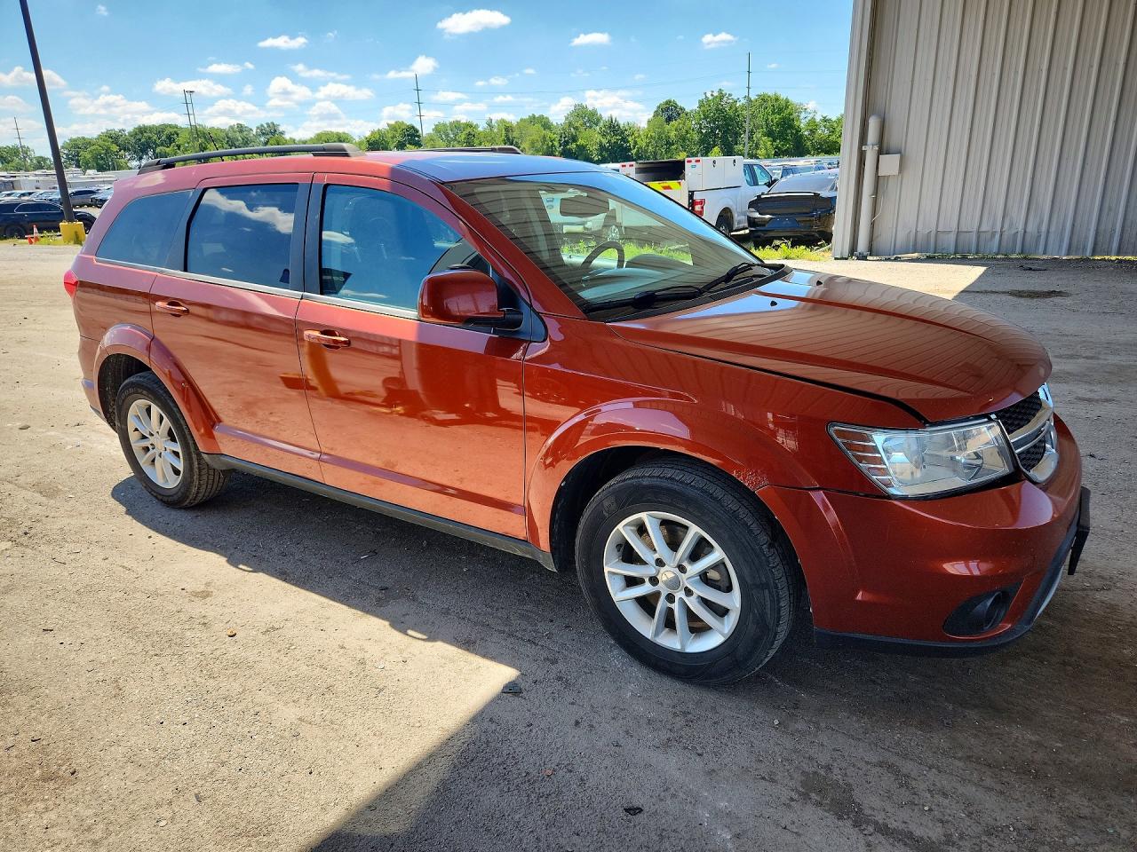 2013 Dodge Journey Sxt Orange vin: 3C4PDCBGXDT608163