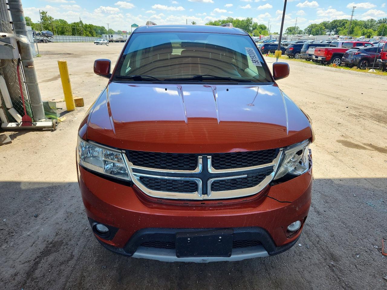 2013 Dodge Journey Sxt Orange vin: 3C4PDCBGXDT608163