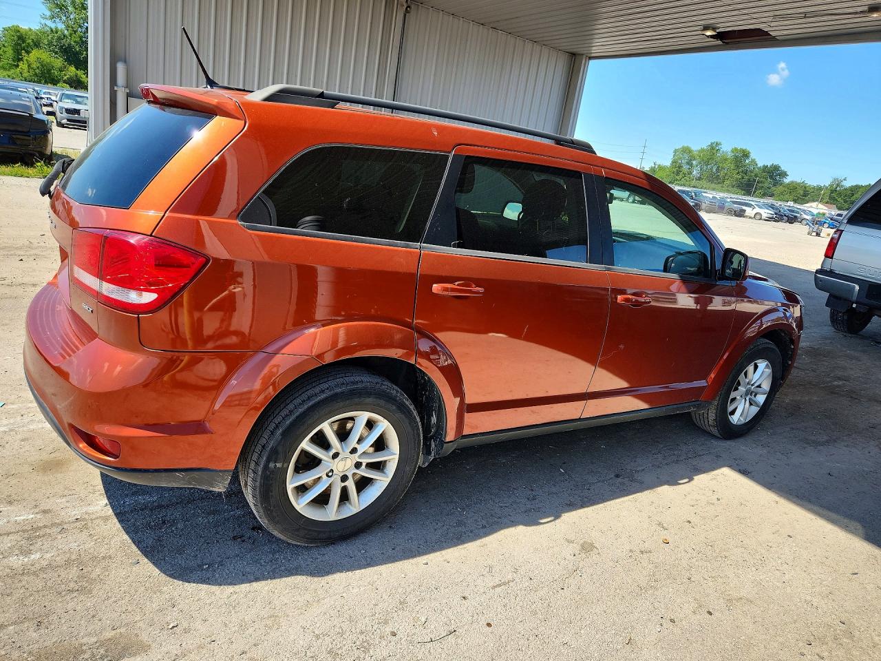 2013 Dodge Journey Sxt Orange vin: 3C4PDCBGXDT608163
