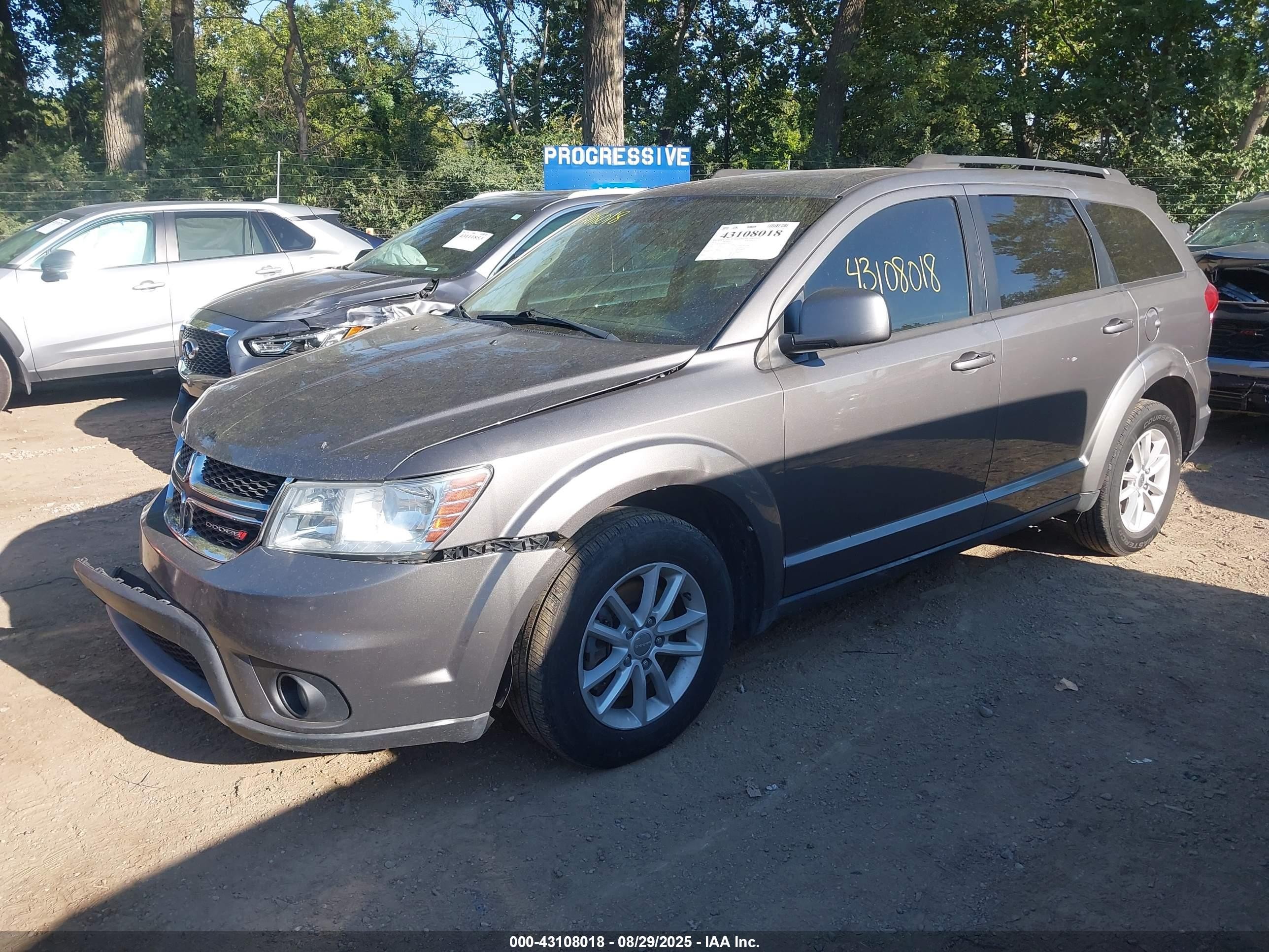 2013 Dodge Journey Sxt Серый vin: 3C4PDCBGXDT626033
