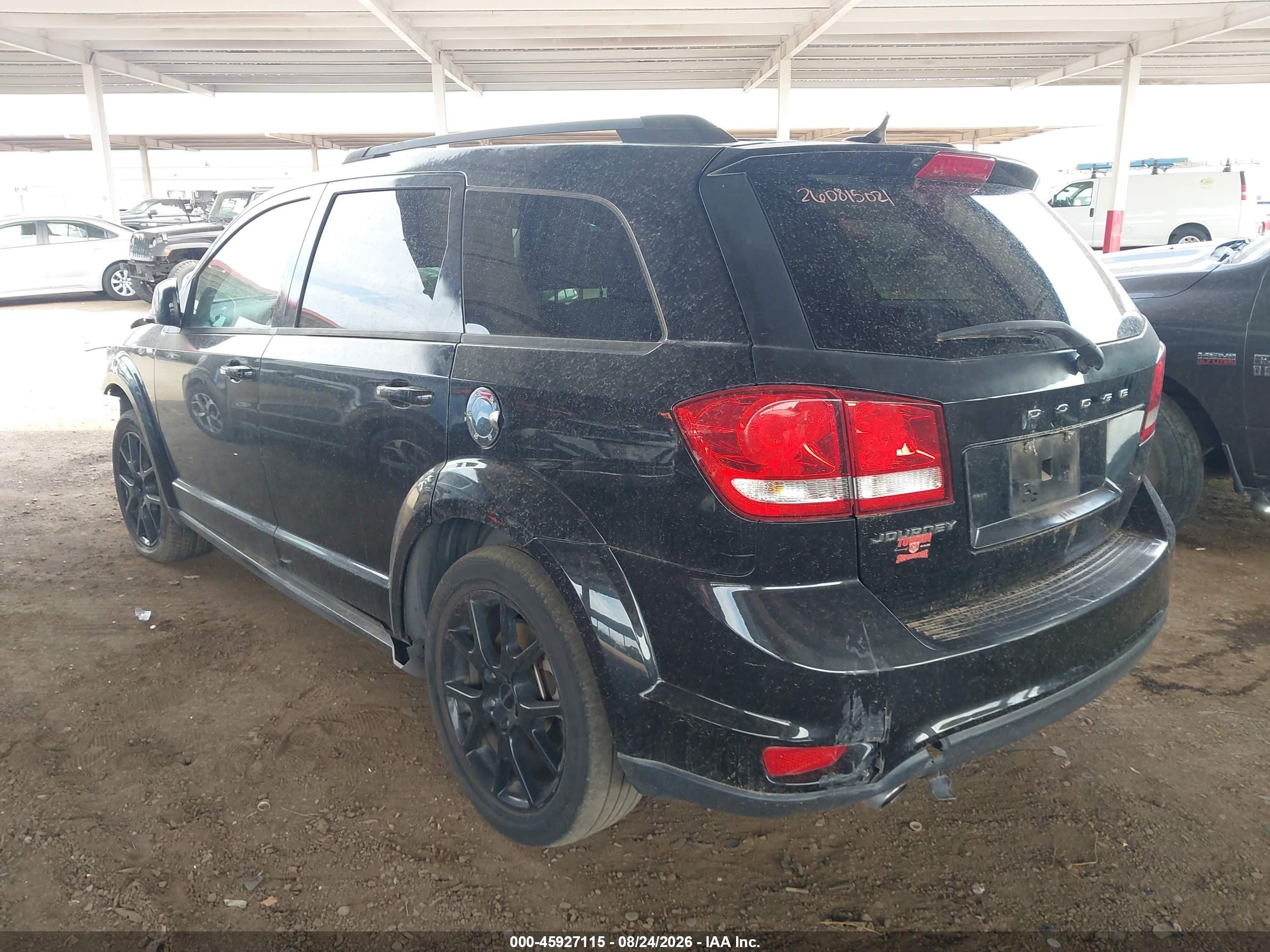 2013 Dodge Journey Sxt Black vin: 3C4PDCBGXDT712362