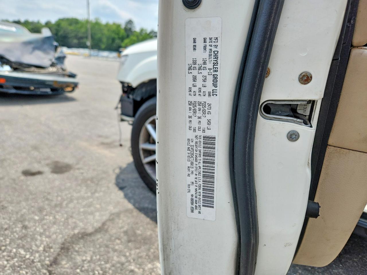 2014 Dodge Journey Sxt White vin: 3C4PDCBGXET108019