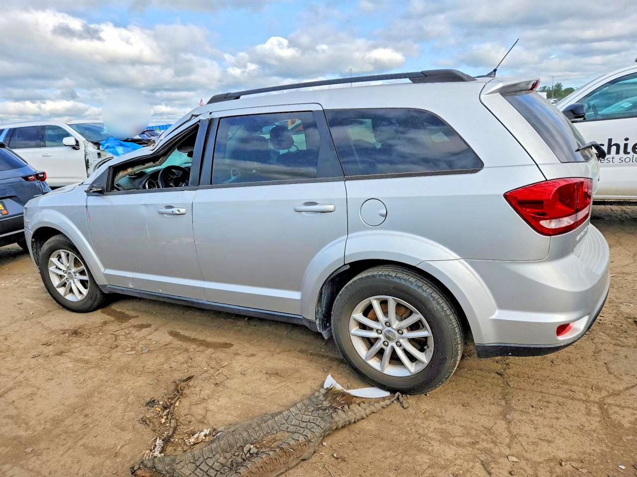 2014 Dodge Journey Sxt Silver vin: 3C4PDCBGXET118632