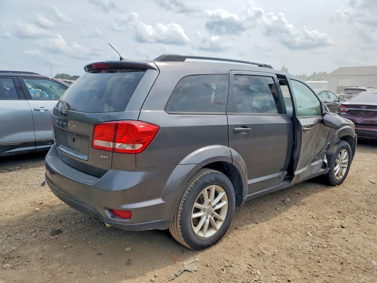 2014 Dodge Journey Sxt Gray vin: 3C4PDCBGXET149895
