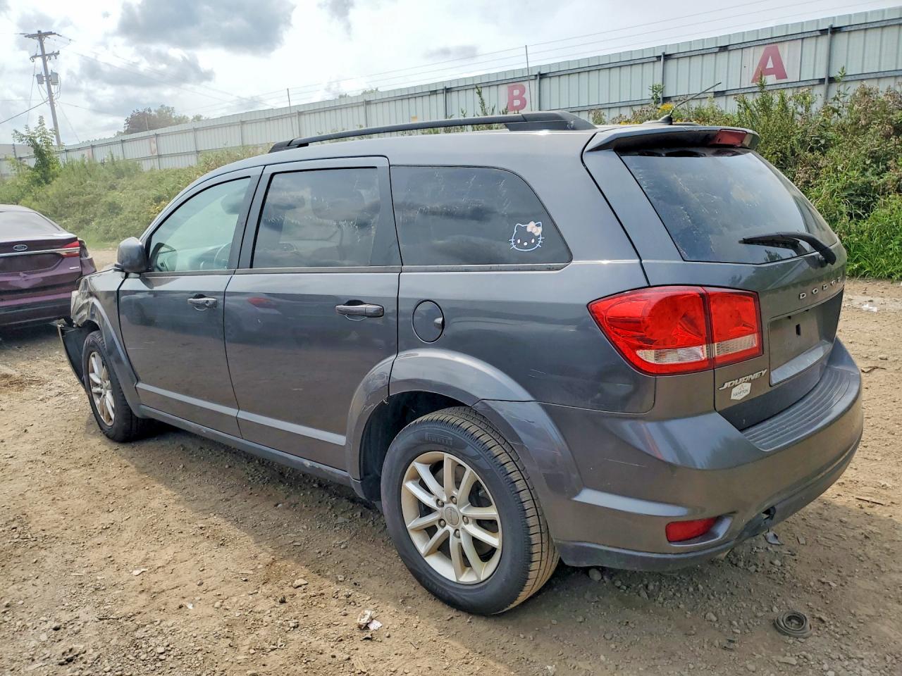 2014 Dodge Journey Sxt Gray vin: 3C4PDCBGXET149895