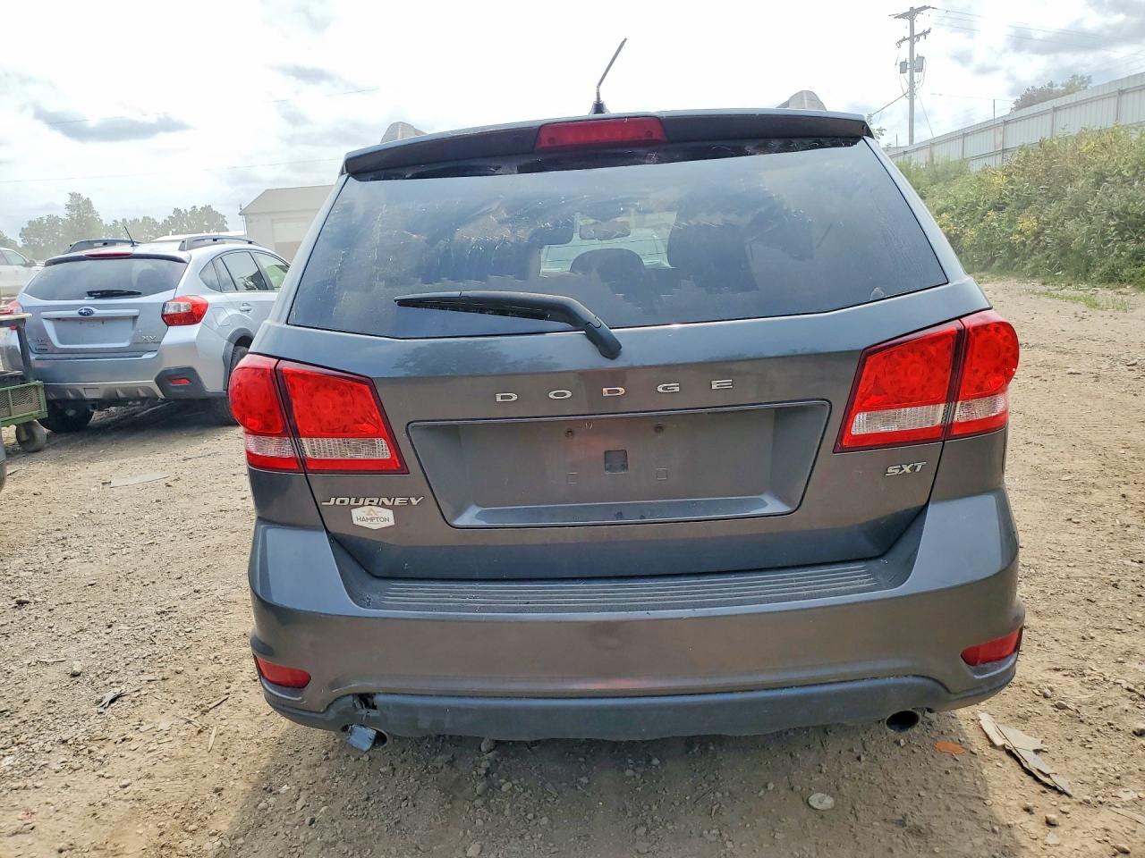 2014 Dodge Journey Sxt Gray vin: 3C4PDCBGXET149895