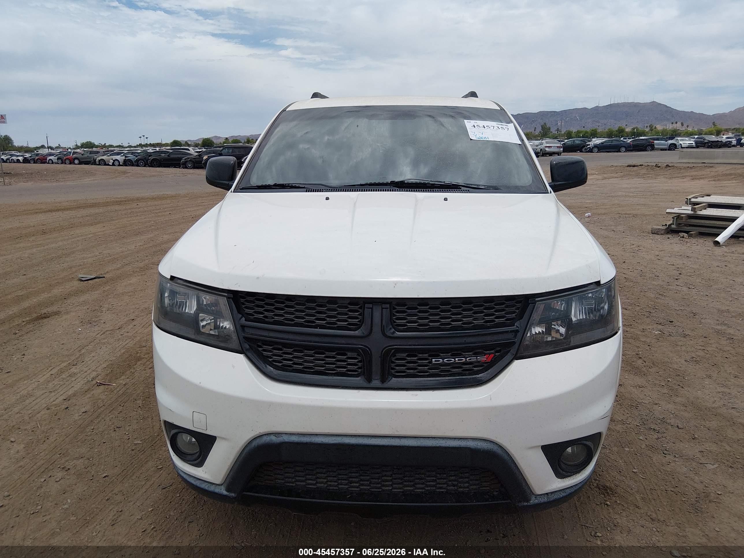 2014 Dodge Journey Sxt White vin: 3C4PDCBGXET182301